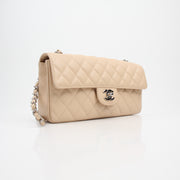 Chanel Caviar East West Shoulder Flap Bag