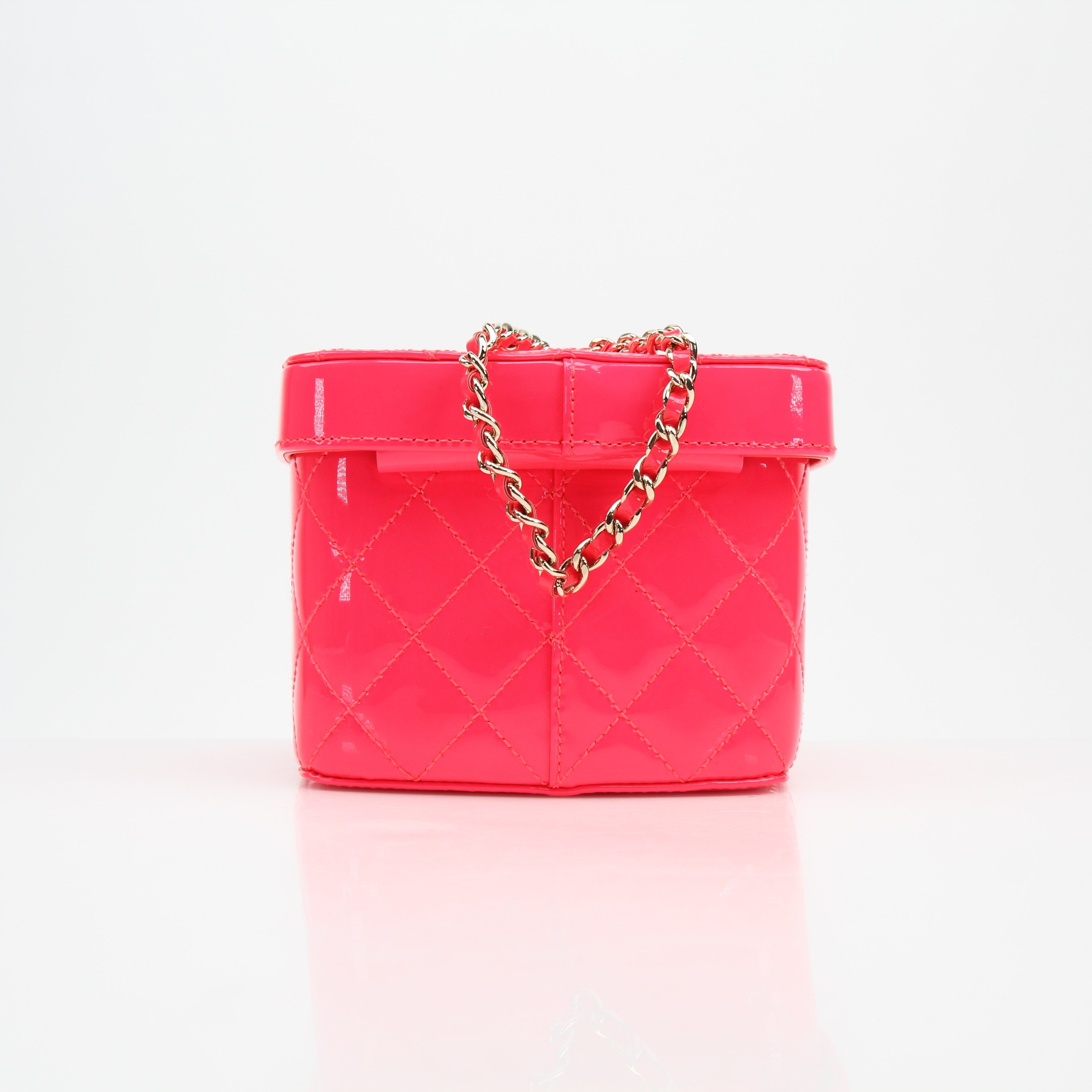 Chanel Mini Quilted Make Up Case