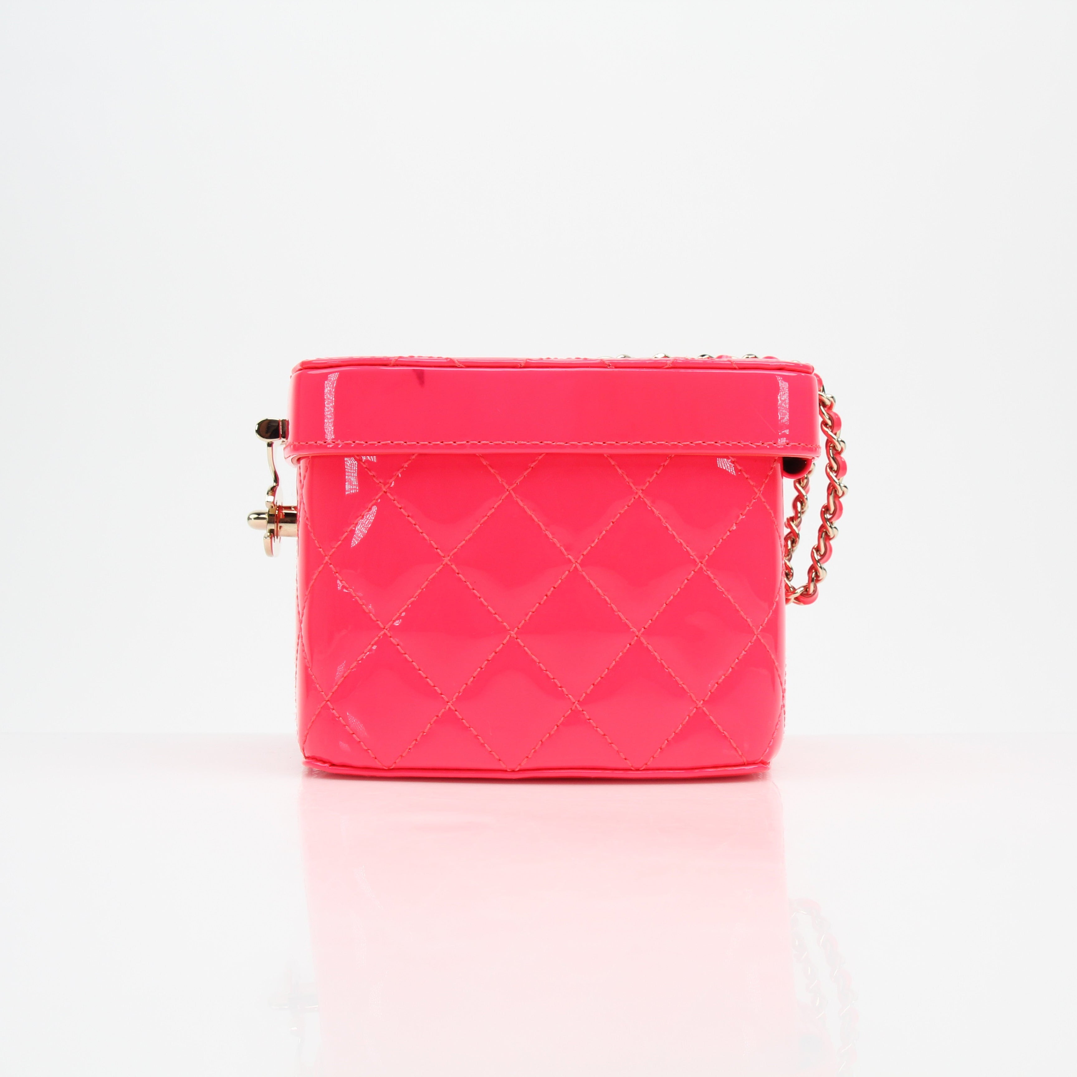 Chanel Mini Quilted Make Up Case