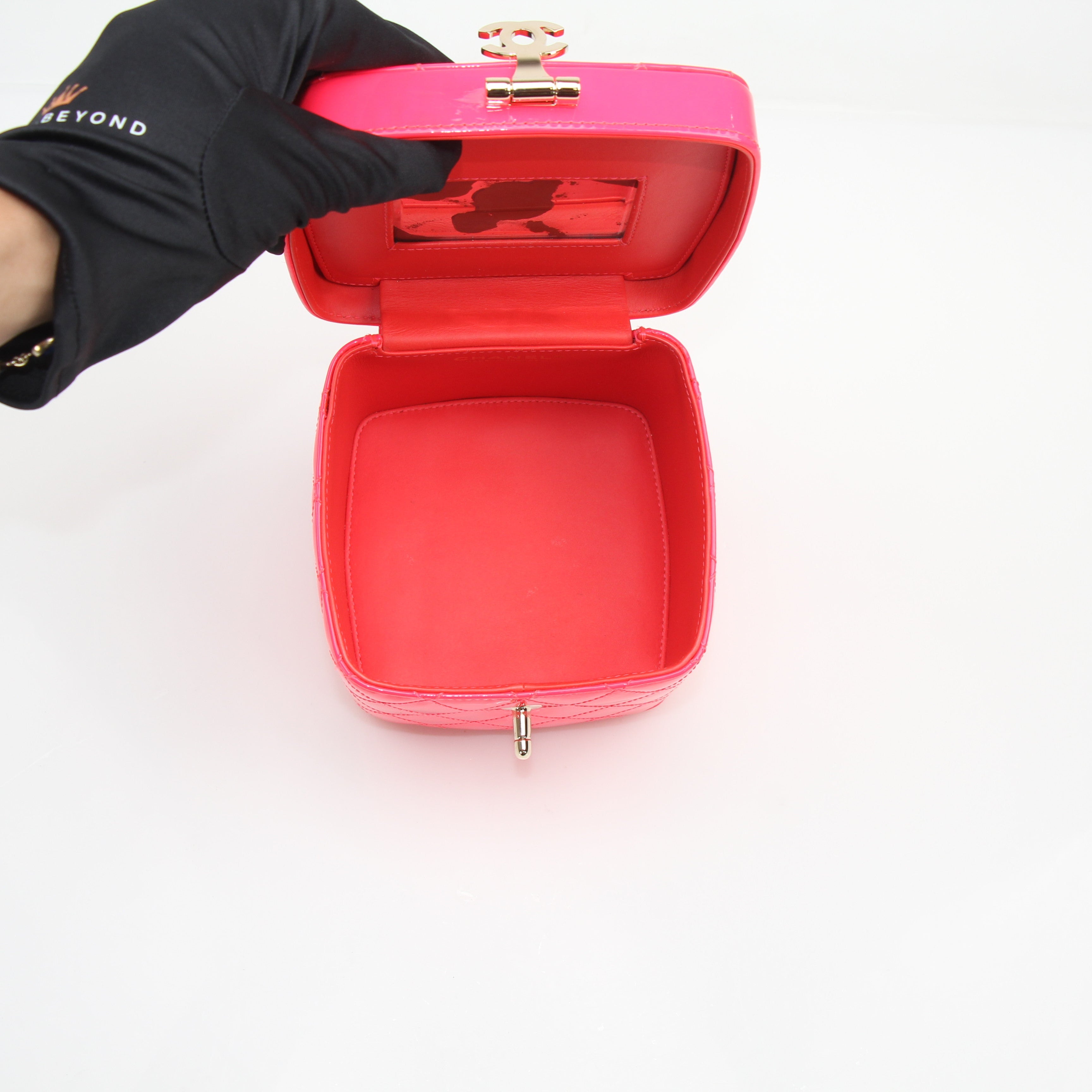 Chanel Mini Quilted Make Up Case
