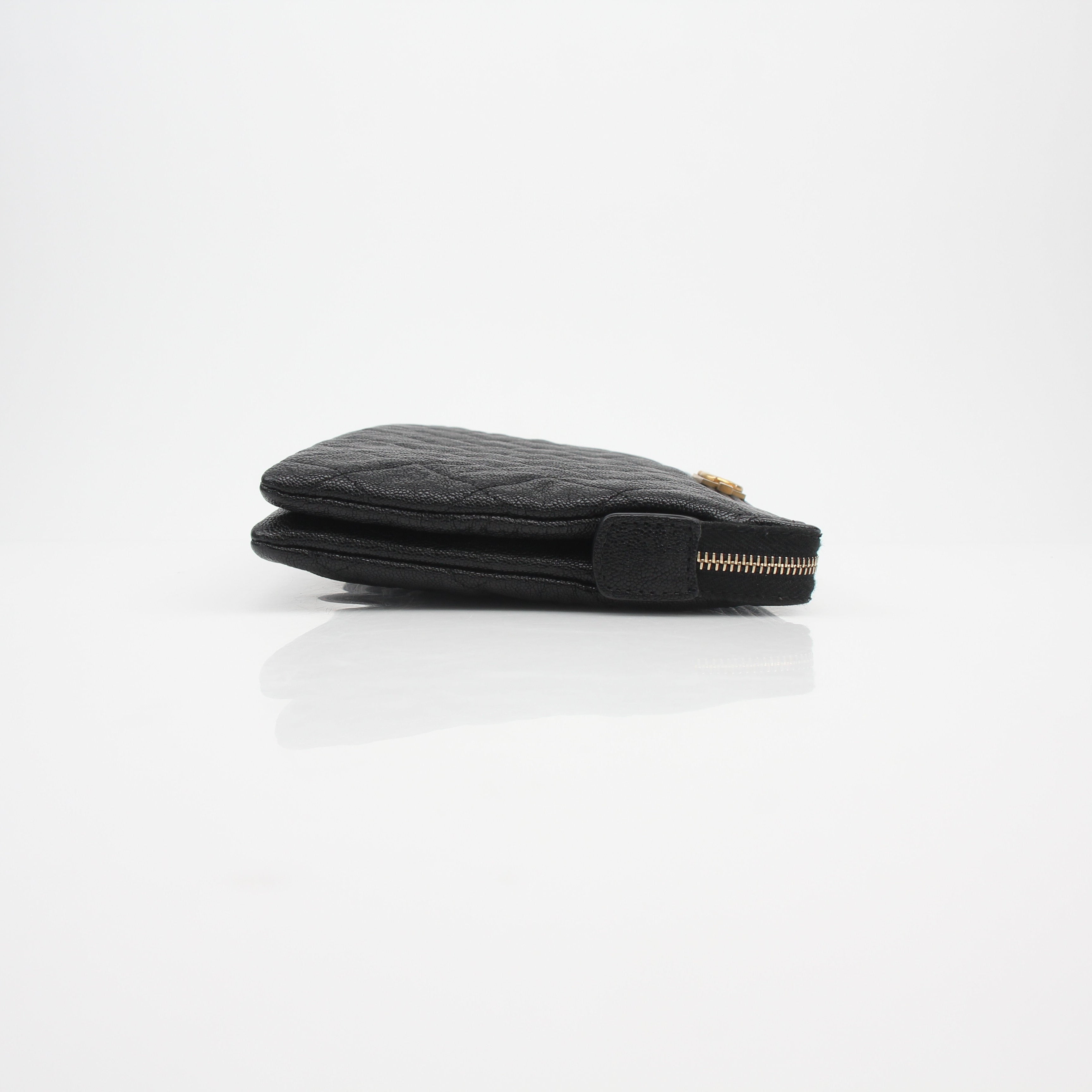 Chanel Quilted Boy O Case Clutch Bag
