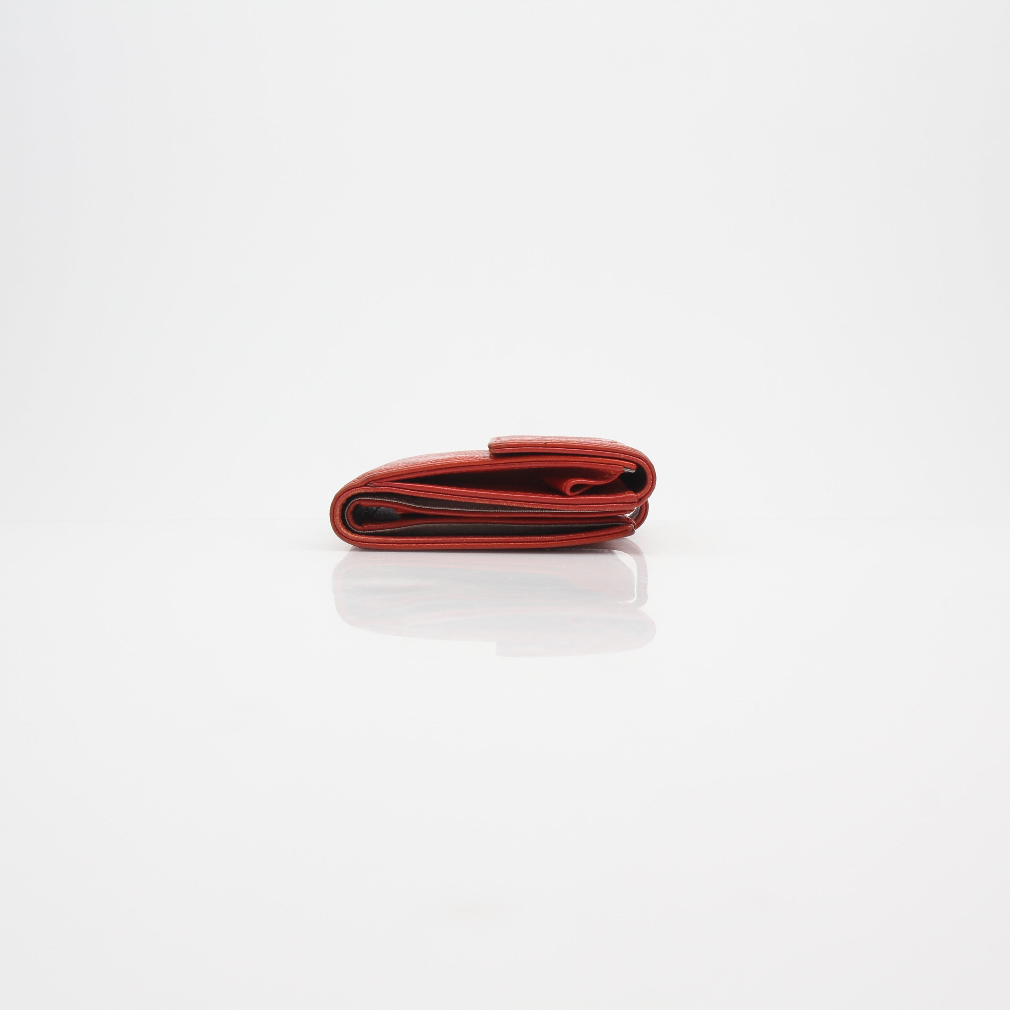 Chanel Caviar Leather CC Compact Wallet