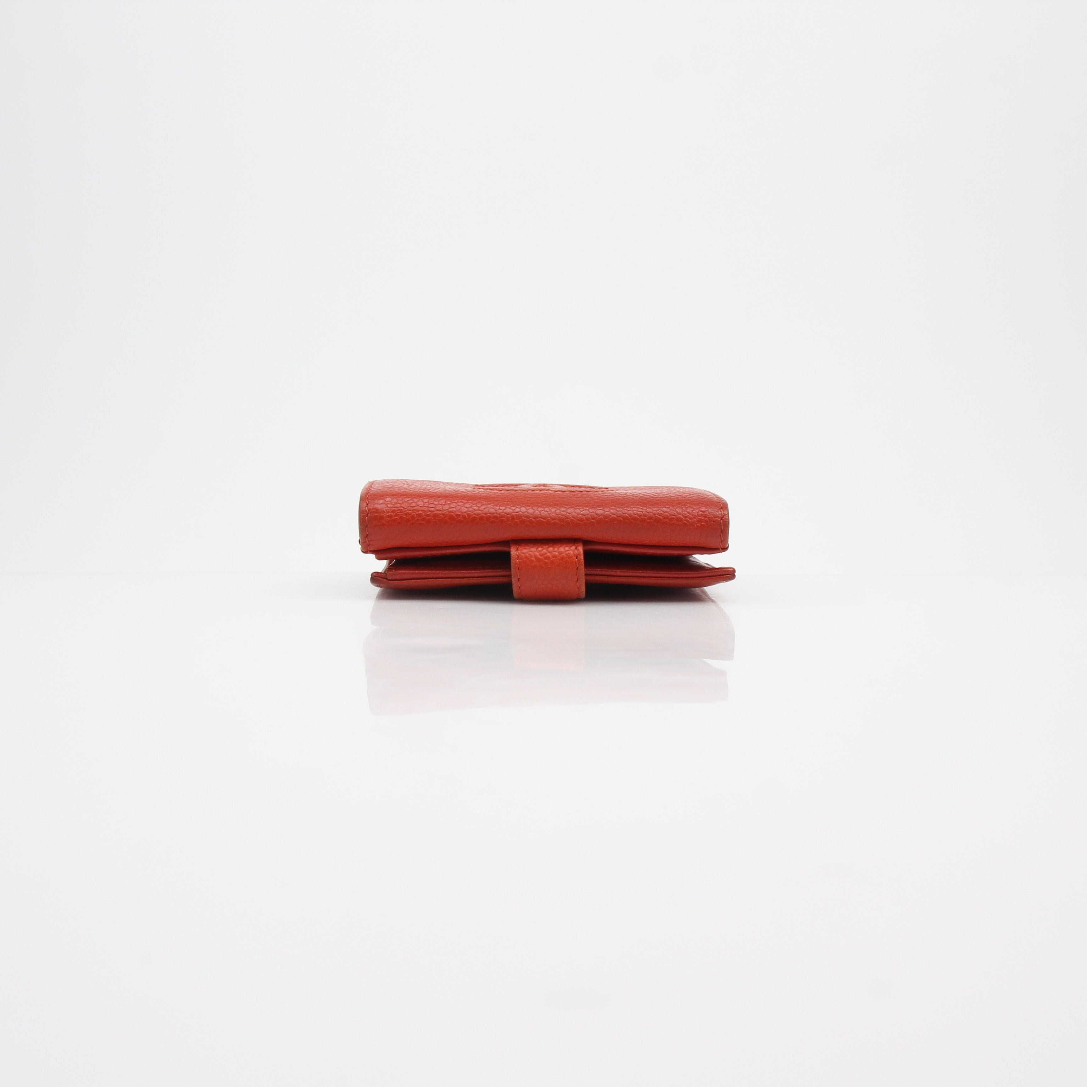 Chanel Caviar Leather CC Compact Wallet