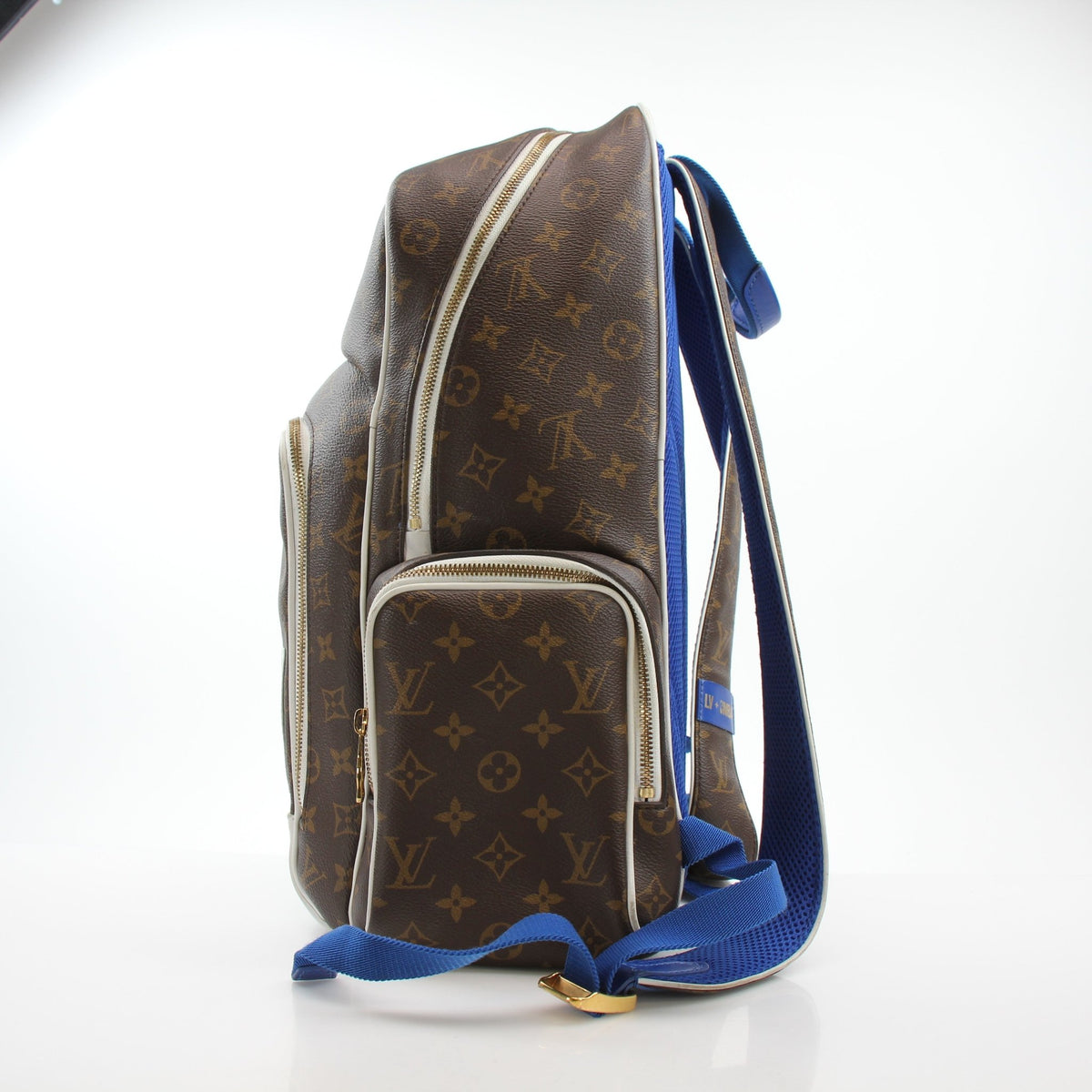 Louis Vuitton x NBA monogram travel backpack by Gold & Beyond, featuring signature design and spacious interior for travel essentials.