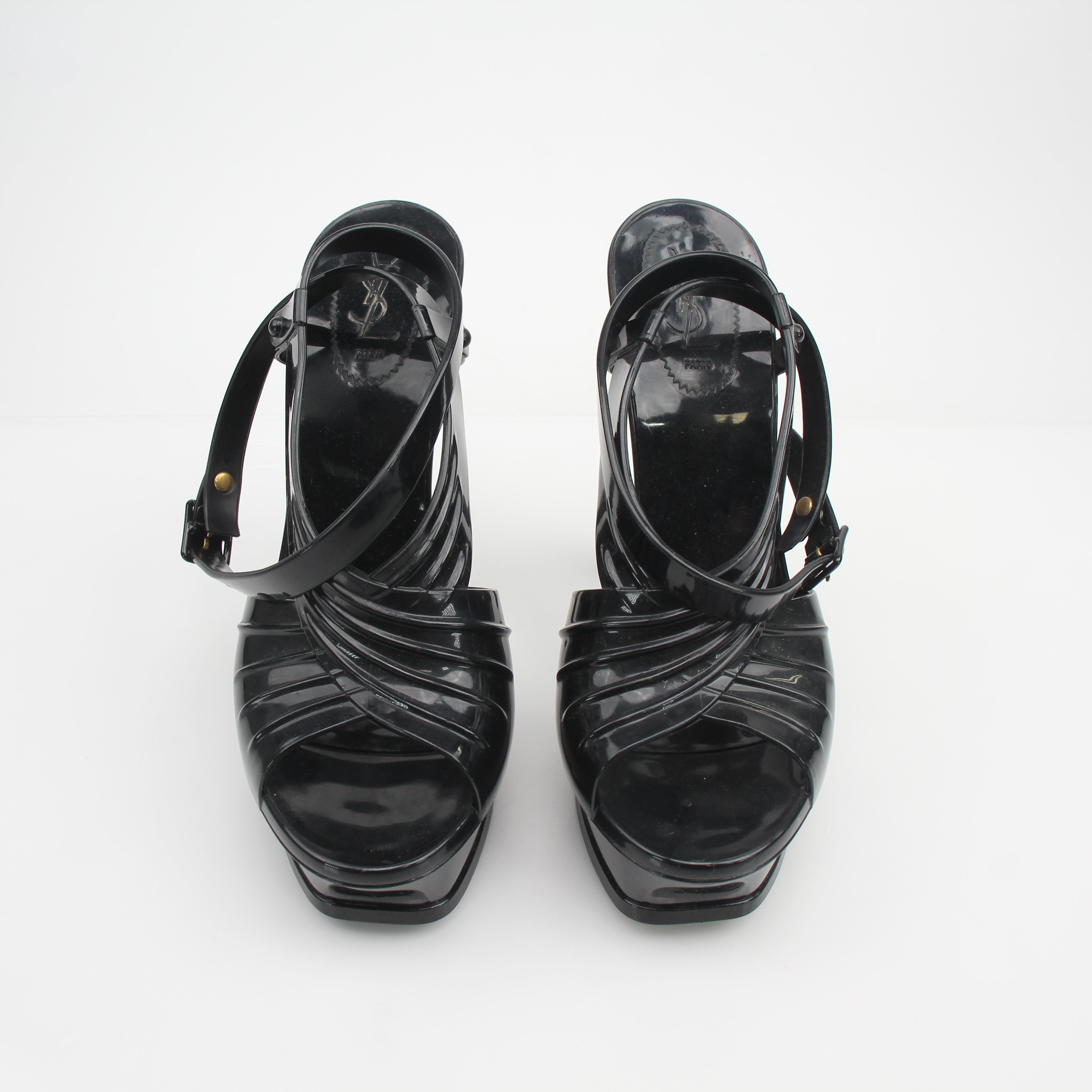 Saint Laurent Tribute Jelly Platform Heels