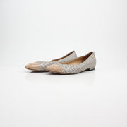 Chanel Cap Toe Mesh Ballet Flats