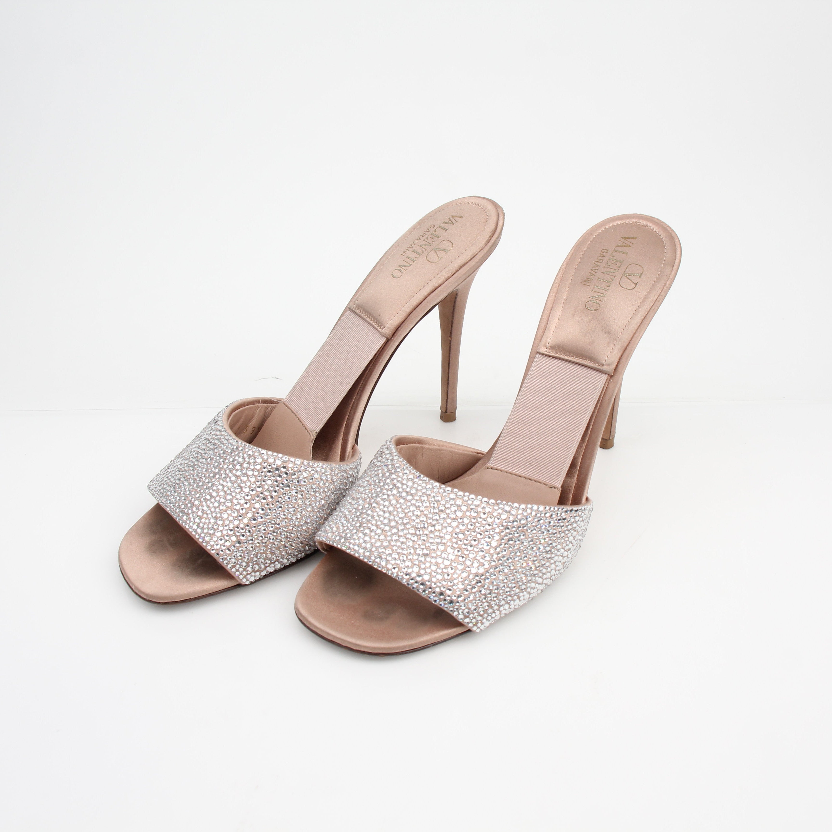 Valentino Garavani Nite Out Embellished Slip-On Sandals