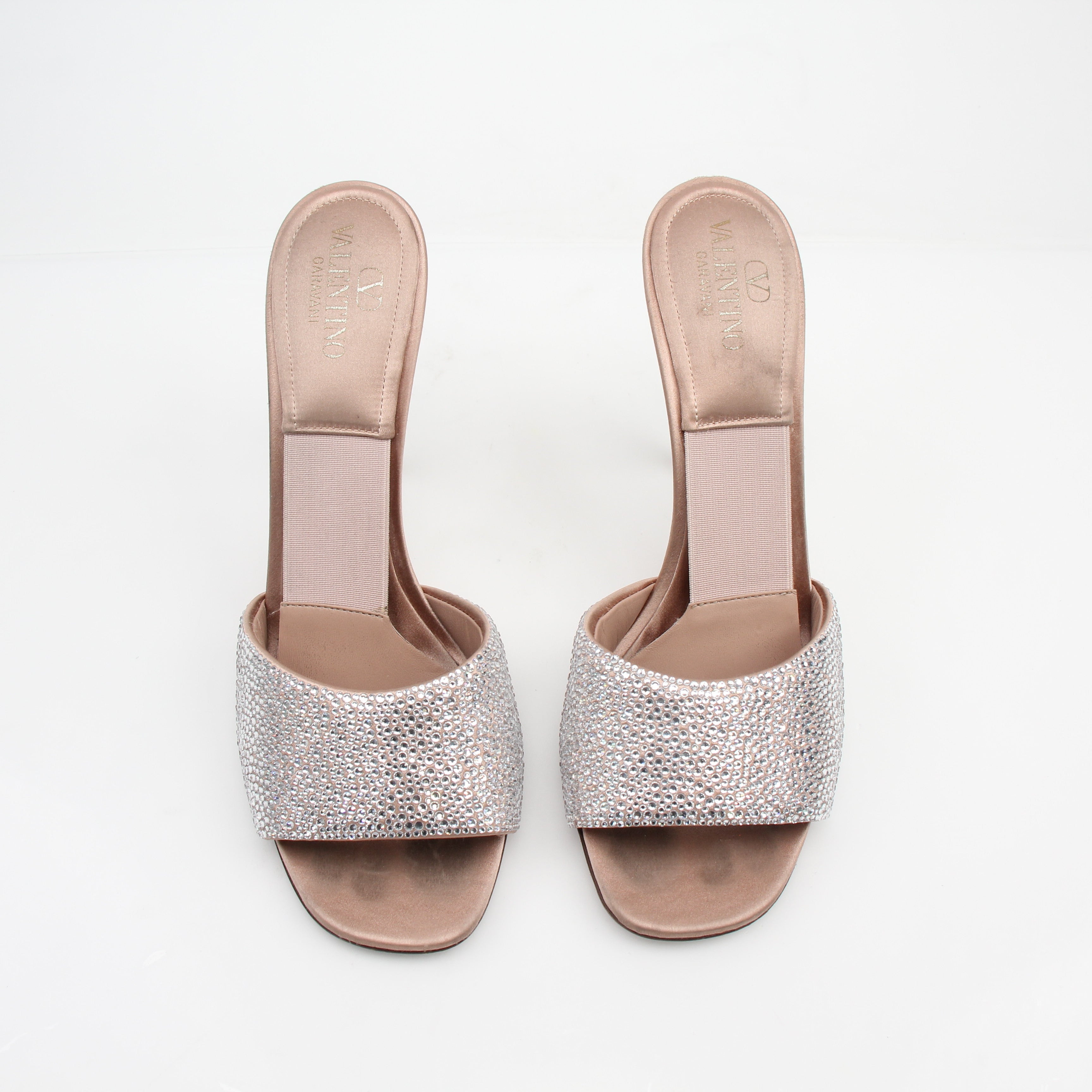 Valentino Garavani Nite Out Embellished Slip-On Sandals