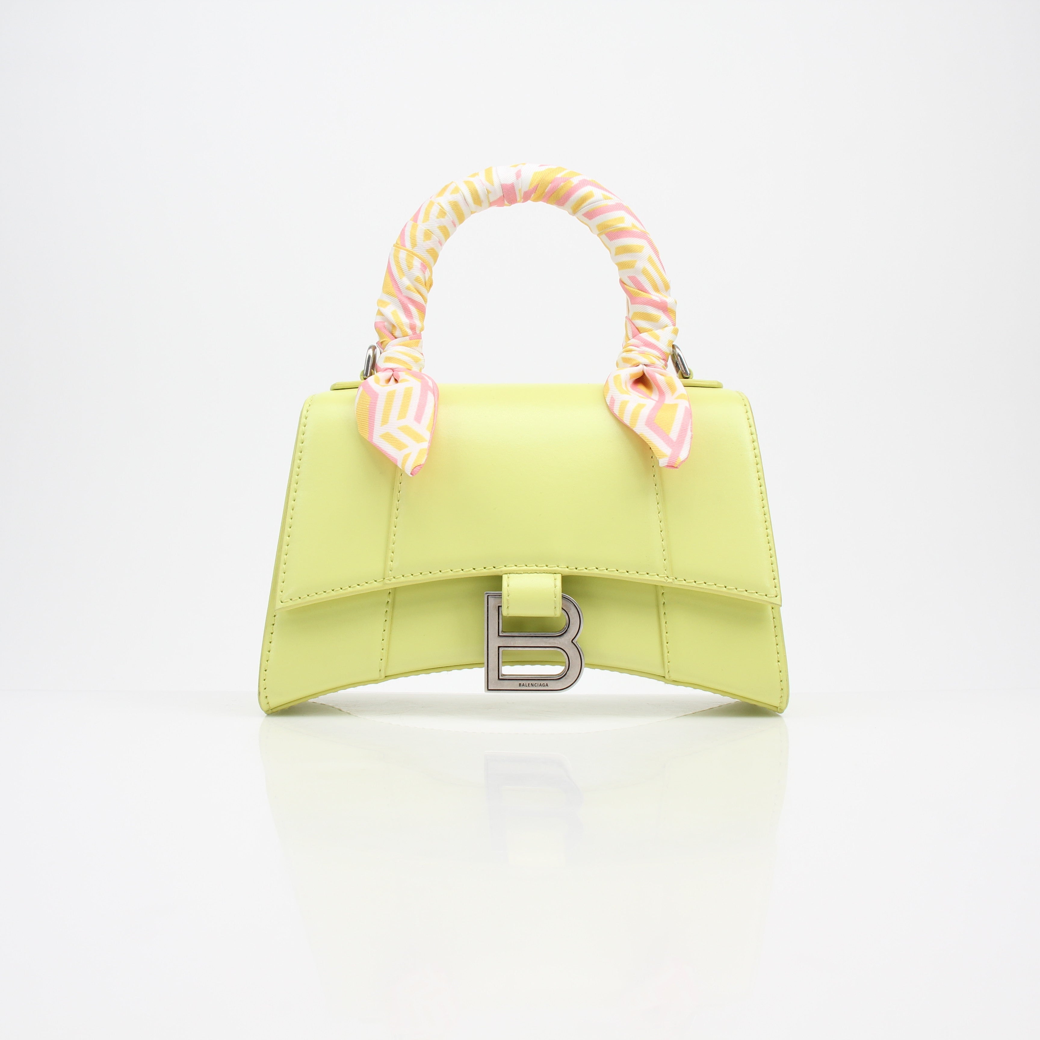 Balenciaga Hourglass Leather Handbag