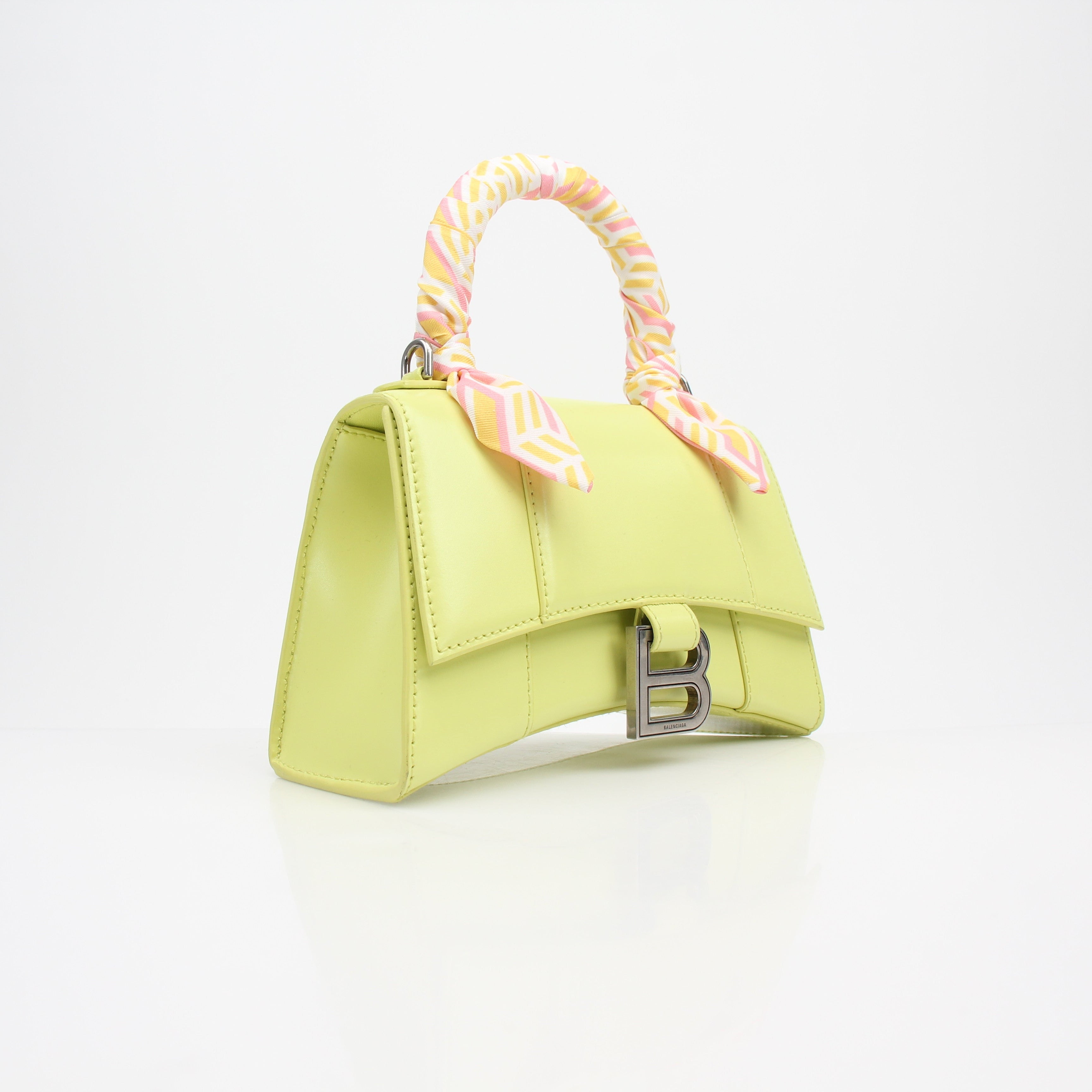 Balenciaga Hourglass Leather Handbag
