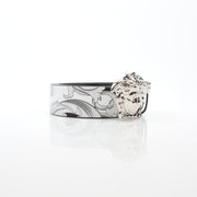Versace men's reversible belt with Medusa Barocco design, black and white calfskin leather, stylish accessories for men.