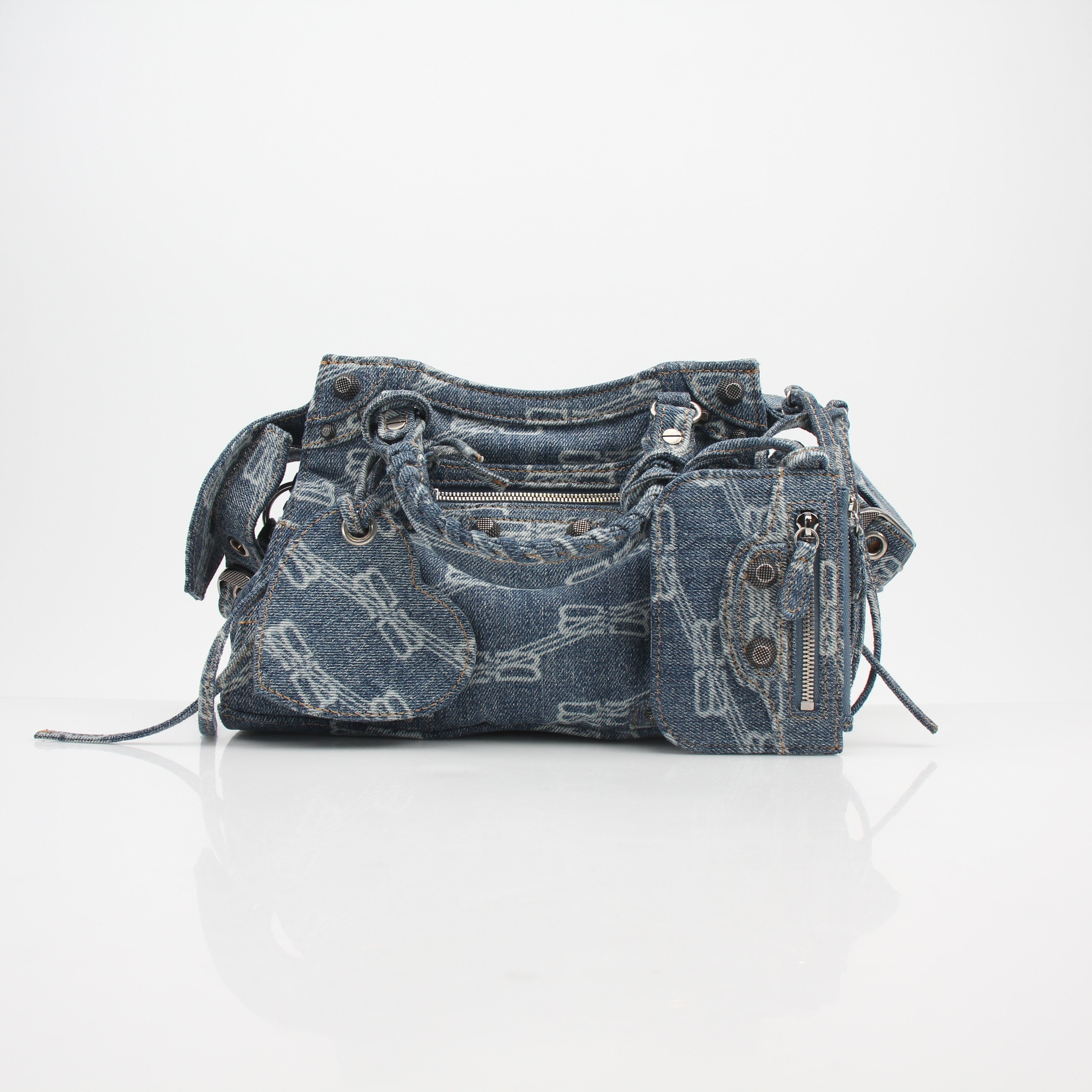 Balenciaga Neo Cagole City Denim Bag