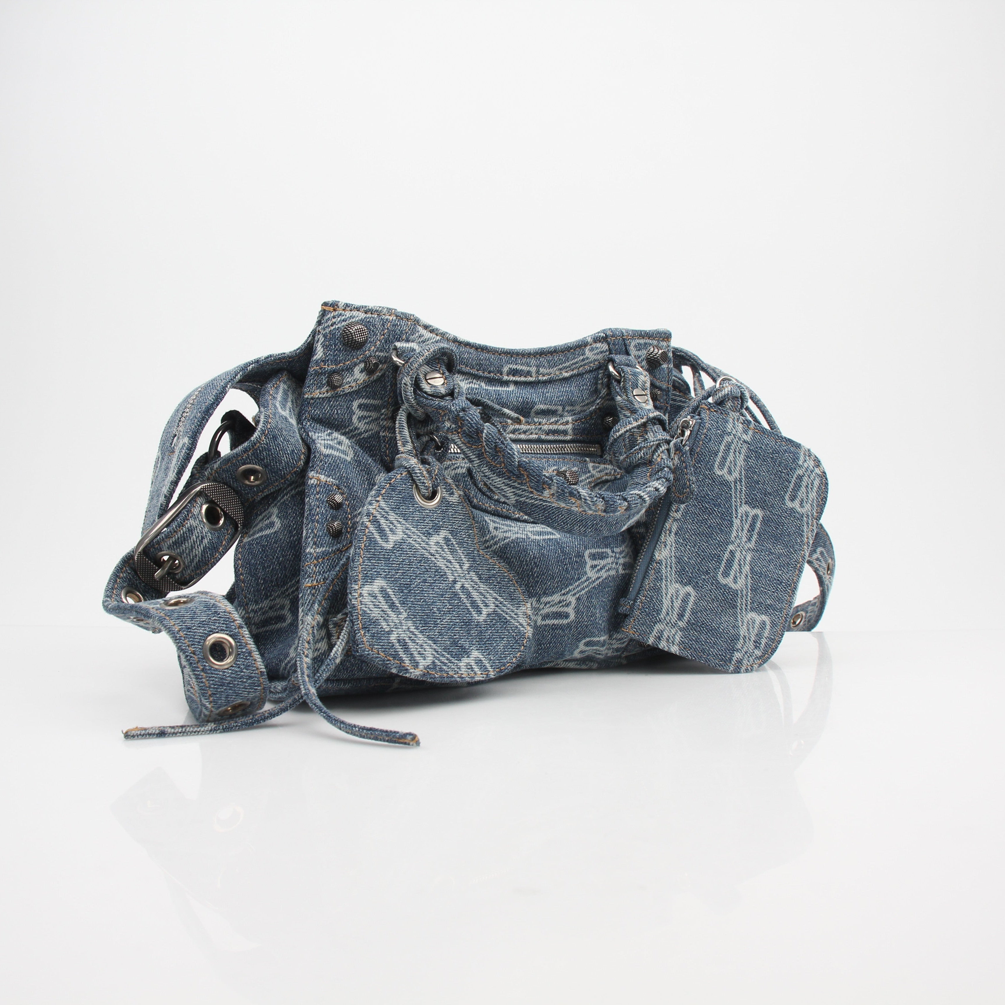 Balenciaga Neo Cagole City Denim Bag