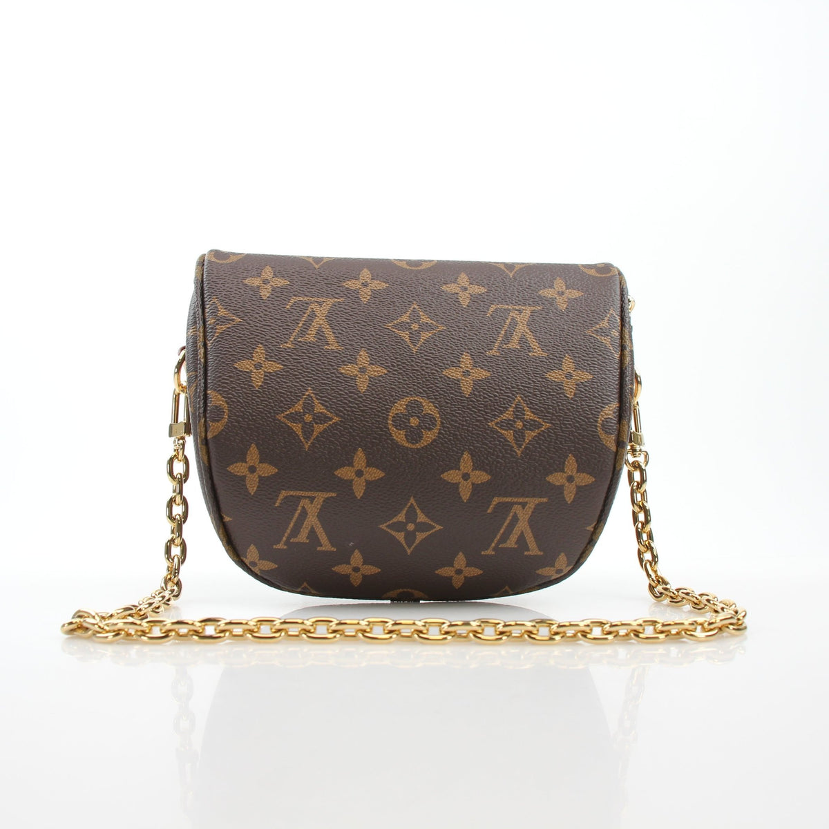 Louis Vuitton x Takashi Murakami Monogram Cerises mini bumbag handbag with colorful cherry design and gold accents.