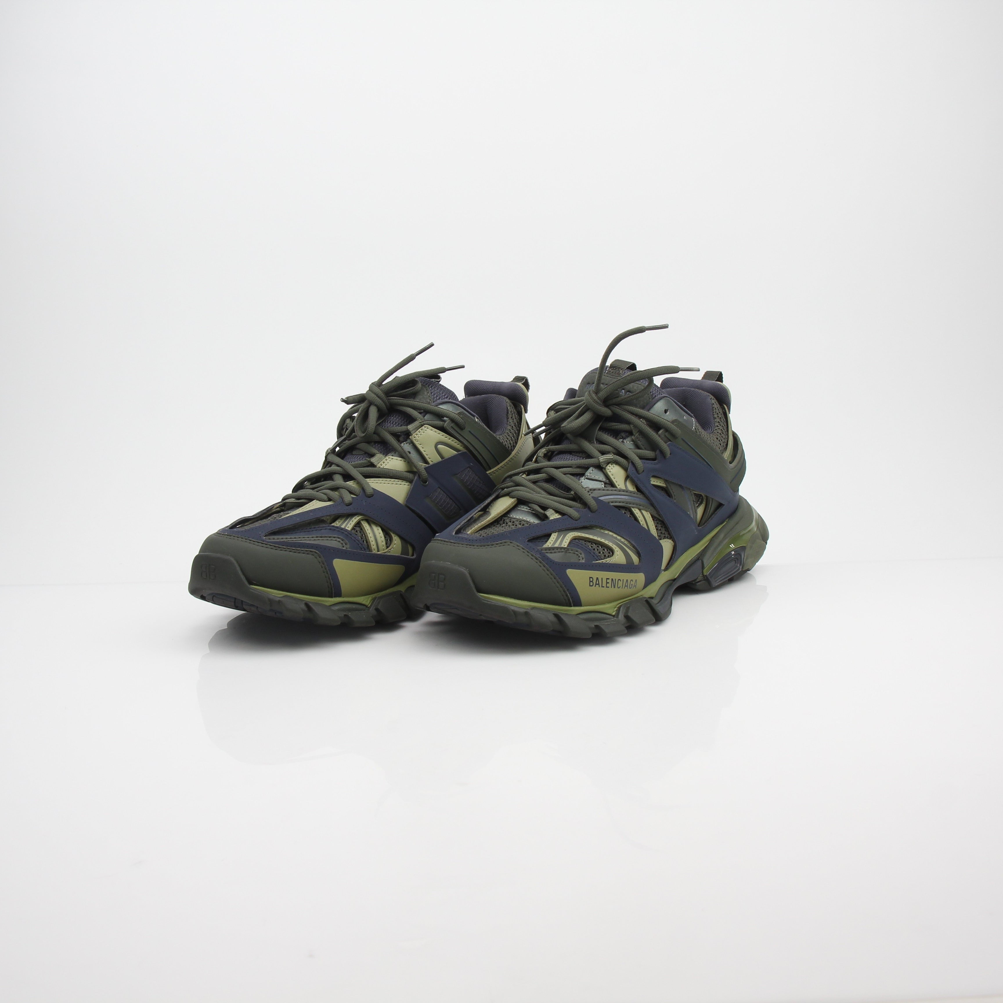 Balenciaga Track Sneakers Olive Navy