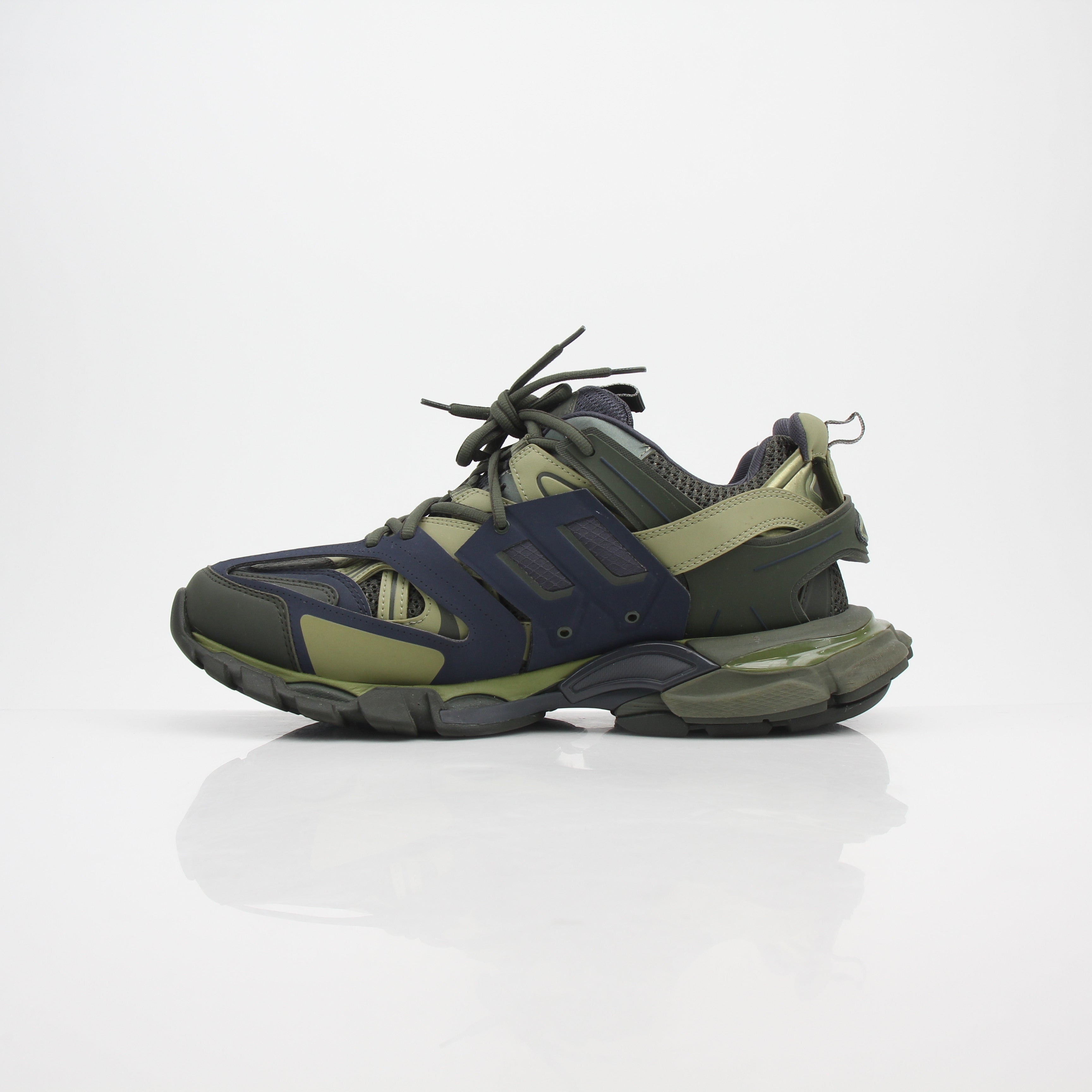 Balenciaga Track Sneakers Olive Navy