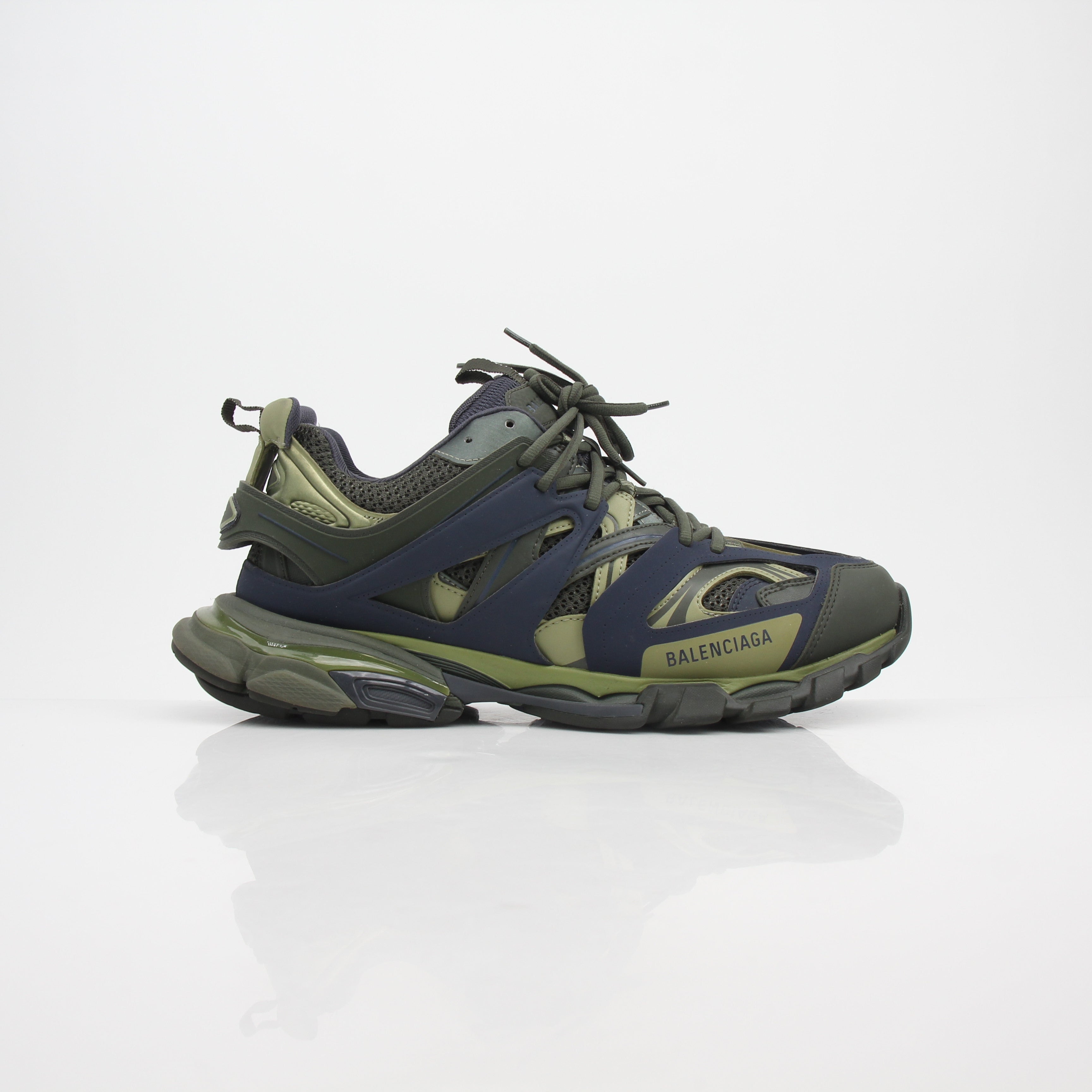 Balenciaga Track Sneakers Olive Navy