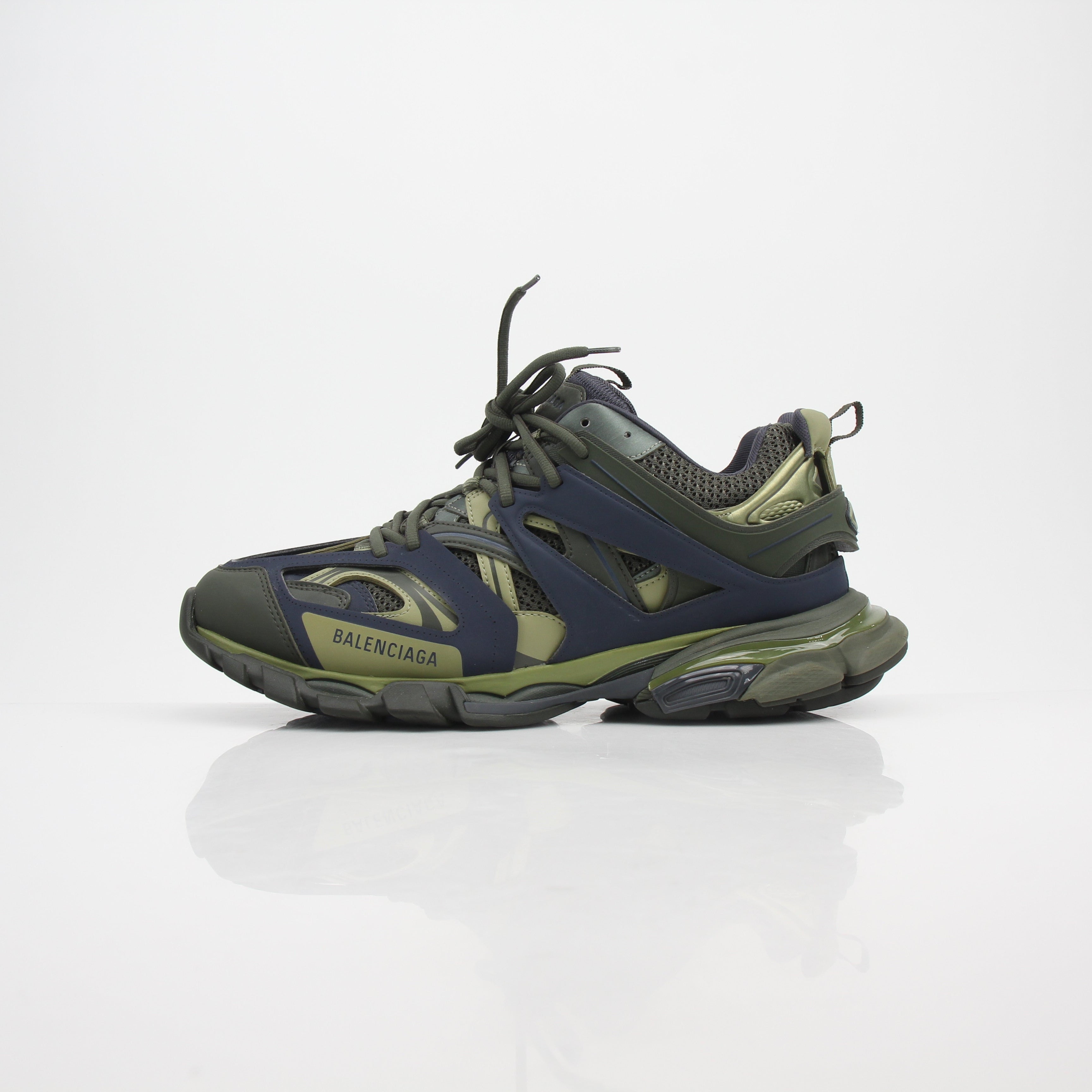 Balenciaga Track Sneakers Olive Navy