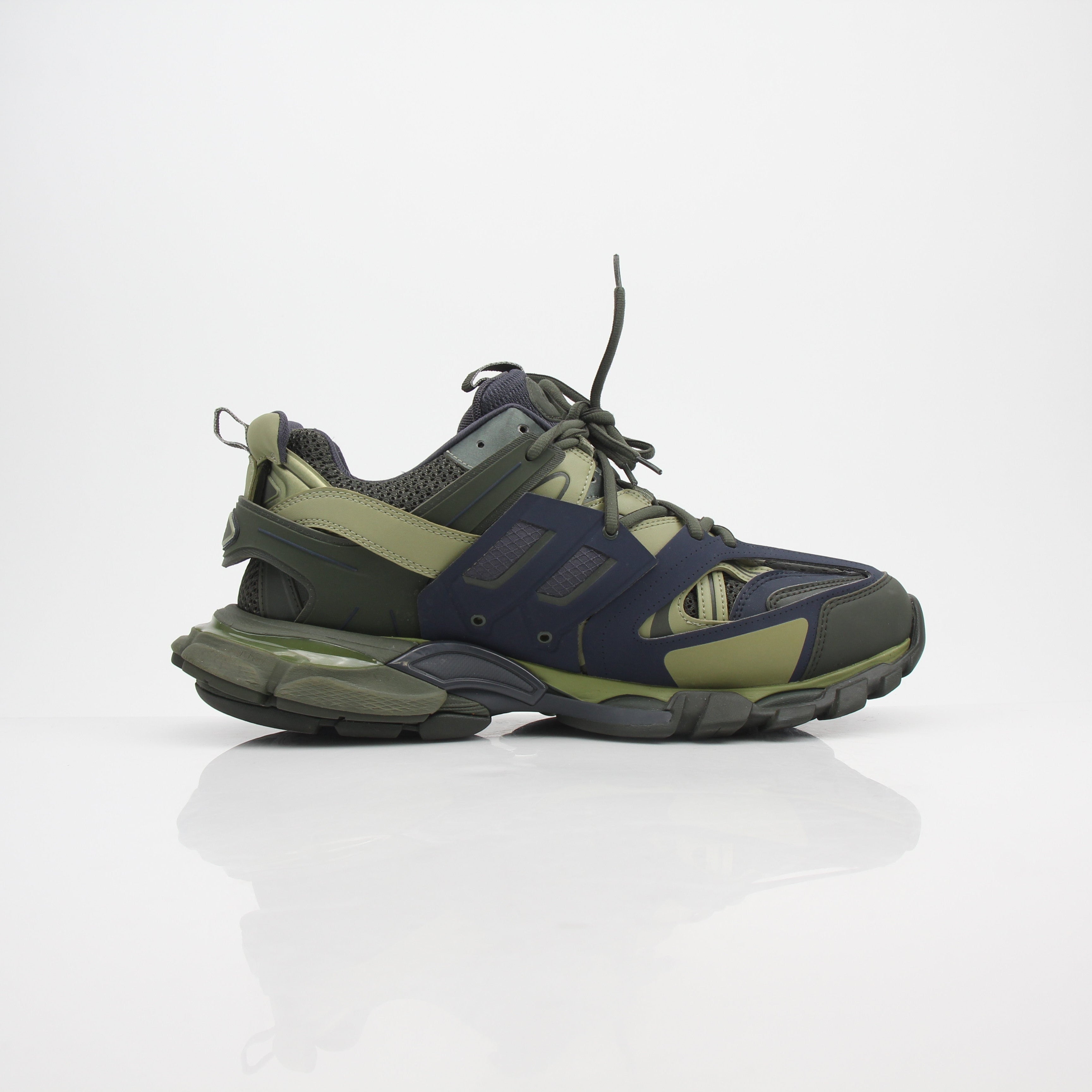 Balenciaga Track Sneakers Olive Navy