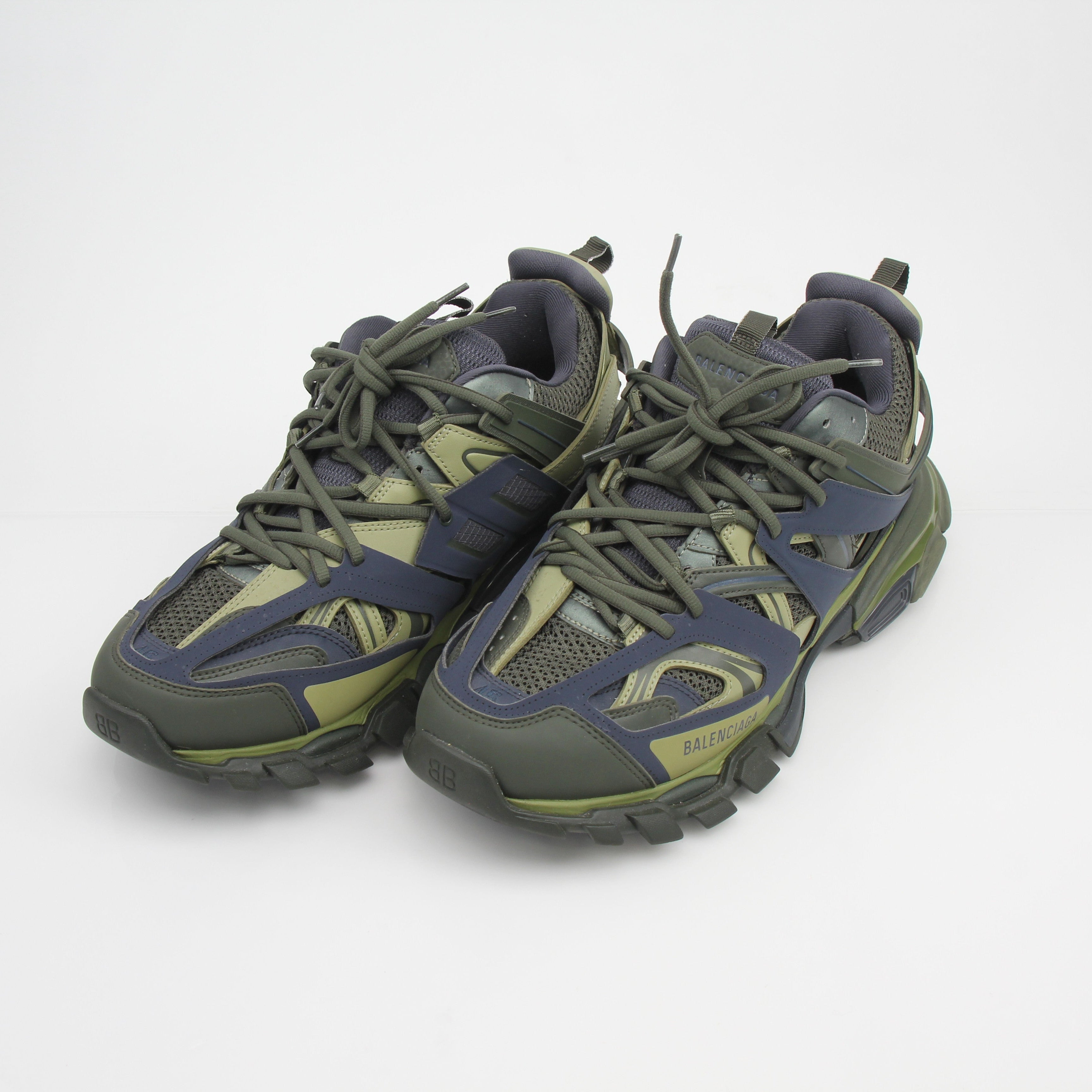 Balenciaga Track Sneakers Olive Navy