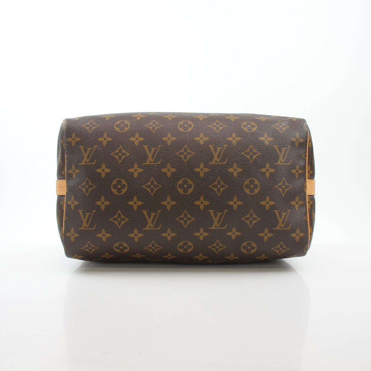 Louis Vuitton Speedy Bandoulière 30 handbag with gold-tone hardware and monogram canvas, featuring a top handle and adjustable strap.