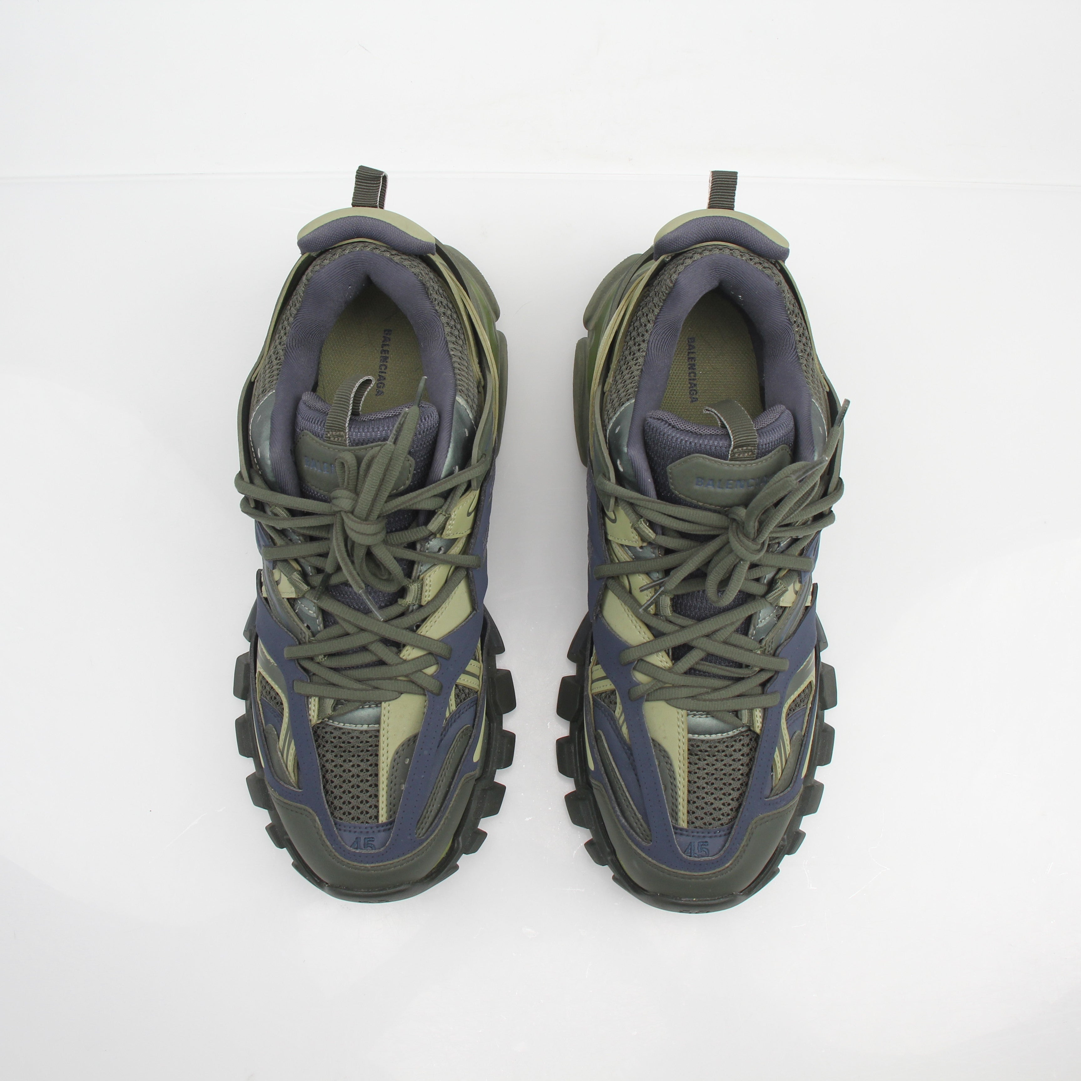 Balenciaga Track Sneakers Olive Navy