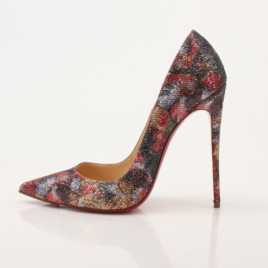 Christian Louboutin So Kate 120 Glitter Pumps