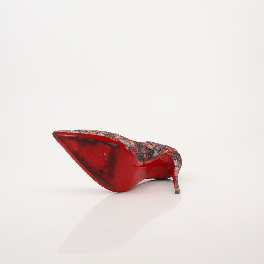 Christian Louboutin So Kate 120 Glitter Pumps