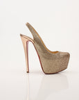 Christian Louboutin Daffodil Sling Platform Heels
