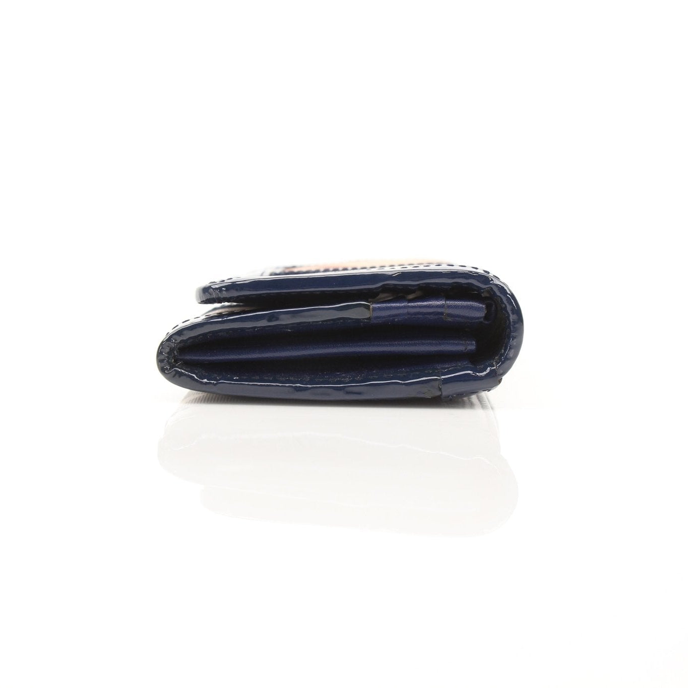 Gold & Beyond Burberry plaid continental wallet showing the signature check pattern and leather trim on a clean background.