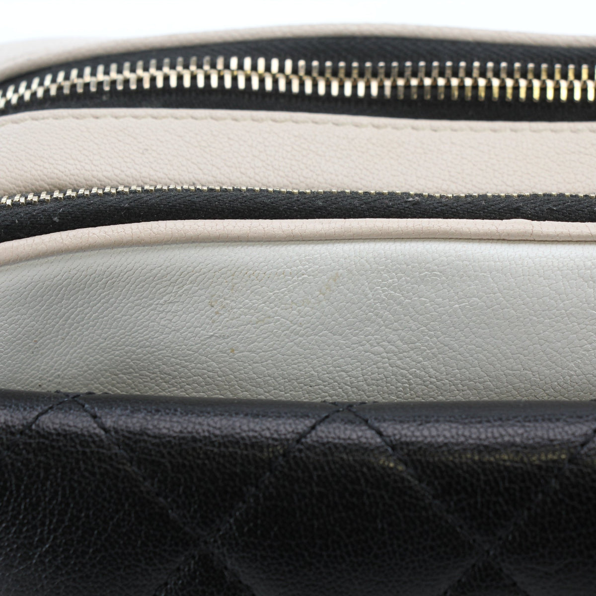Chanel quilted tri-color In & Out belt bag handbag by Gold & Beyond