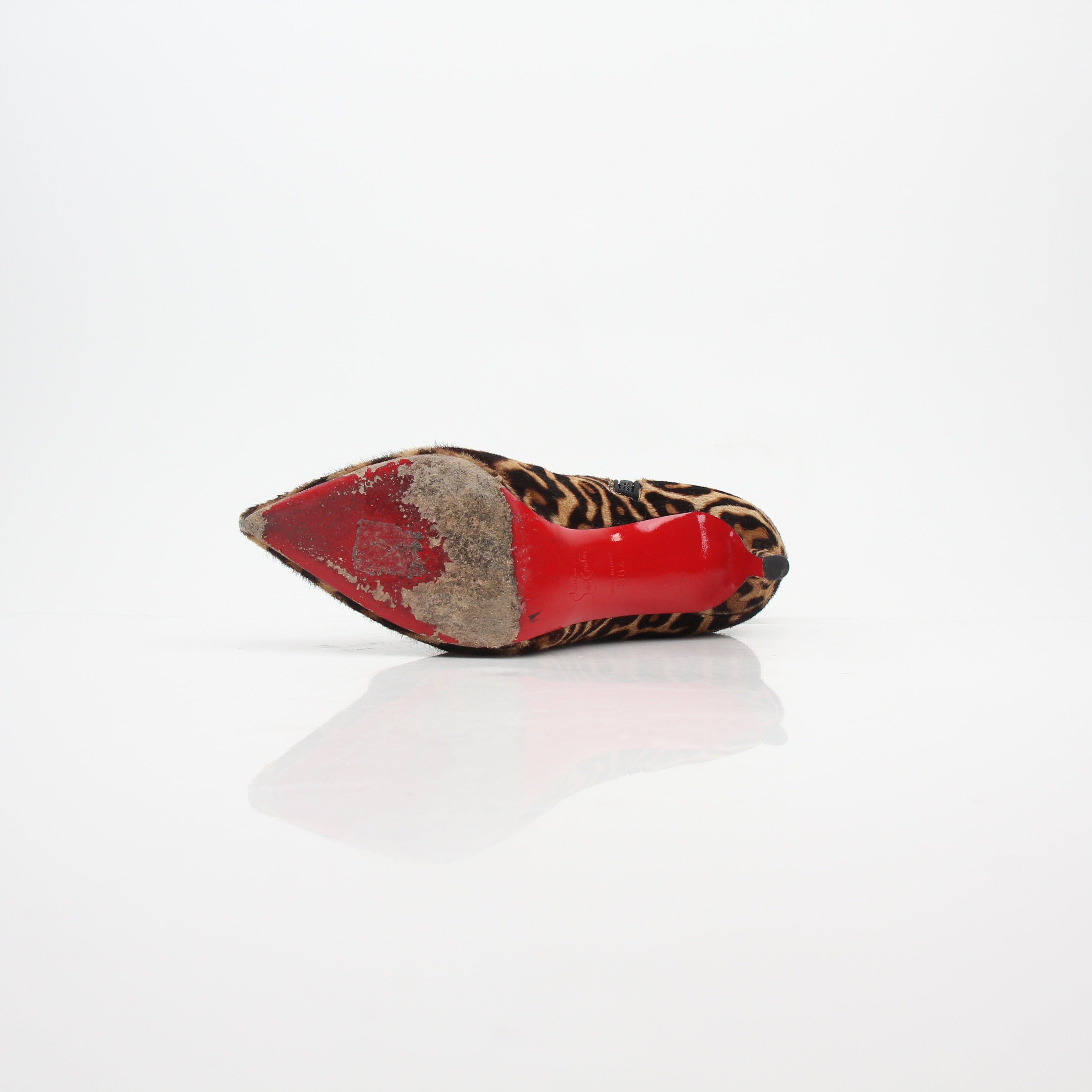 Christian Louboutin Circus Nana Pony Hair Ankle Boots