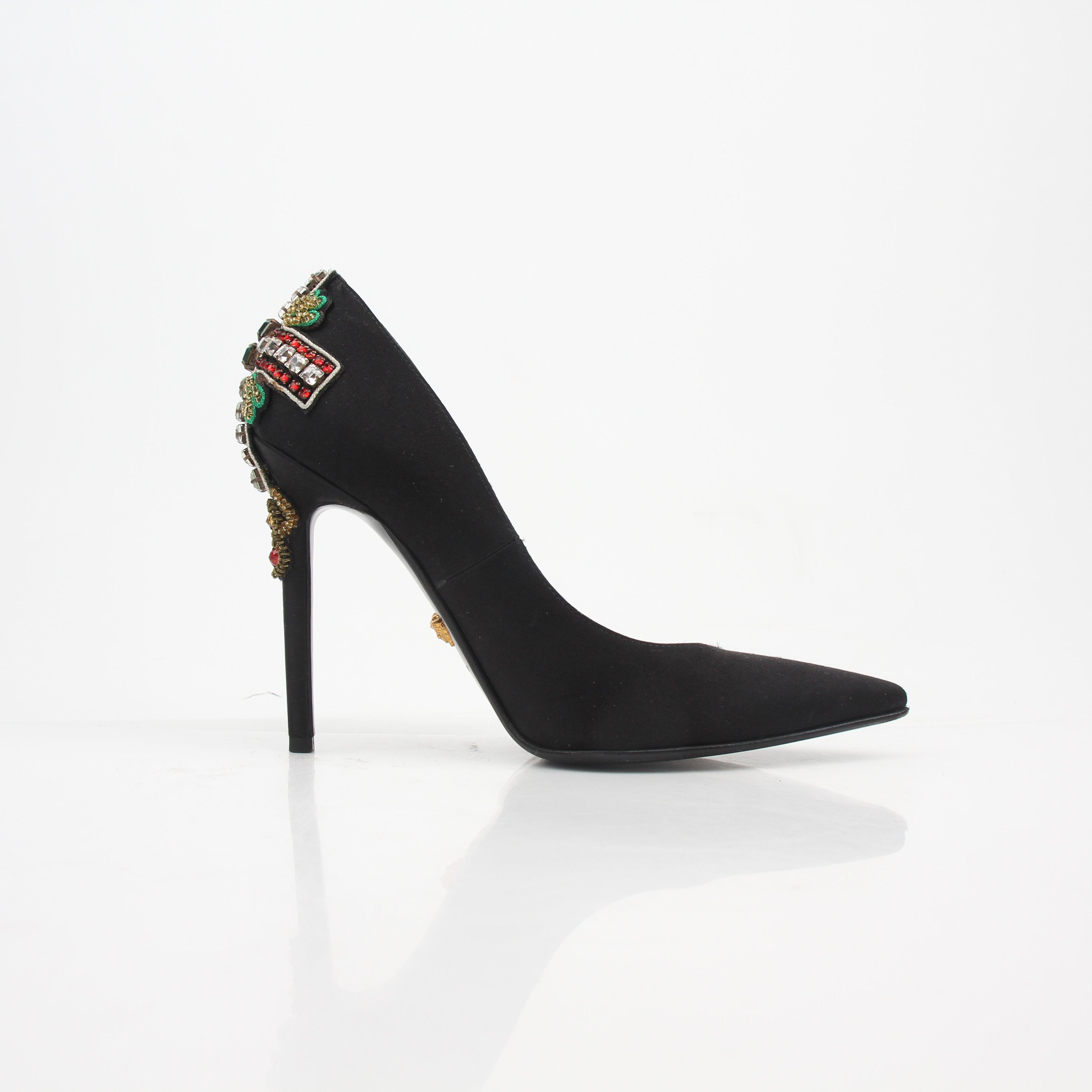 Versace Byzantine Cross Encrusted Heels