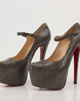 Christian Louboutin Snakeskin Platform Heels