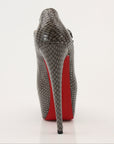 Christian Louboutin Snakeskin Platform Heels