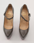 Christian Louboutin Snakeskin Platform Heels