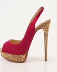 Christian Louboutin Lady Peep Slingbacks