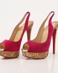 Christian Louboutin Lady Peep Slingbacks
