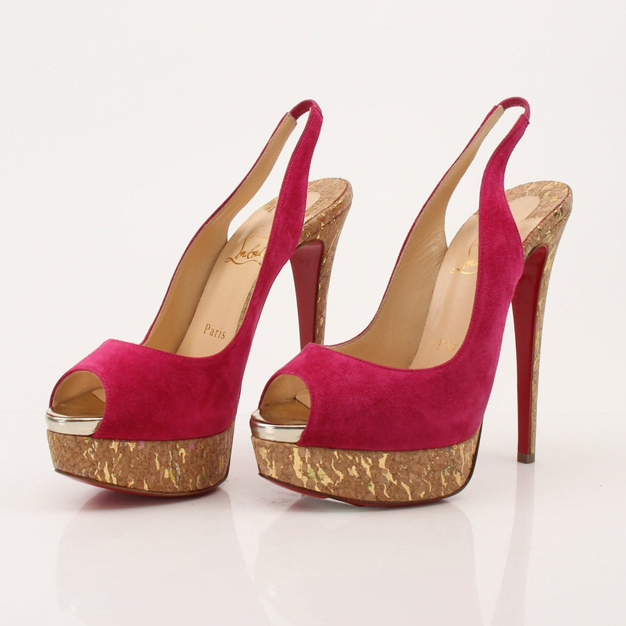 Christian Louboutin Lady Peep Slingbacks