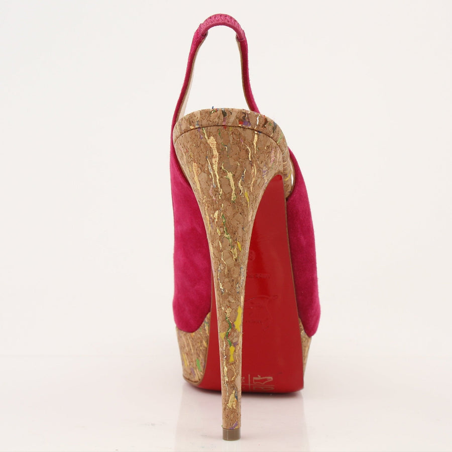 Christian Louboutin Lady Peep Slingbacks