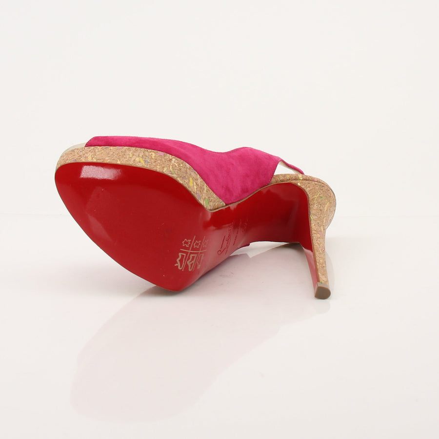 Christian Louboutin Lady Peep Slingbacks