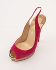 Christian Louboutin Lady Peep Slingbacks
