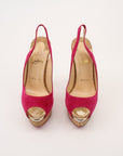 Christian Louboutin Lady Peep Slingbacks