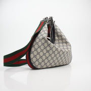 Gucci GG Supreme Monogram Web Attache Shoulder Bag