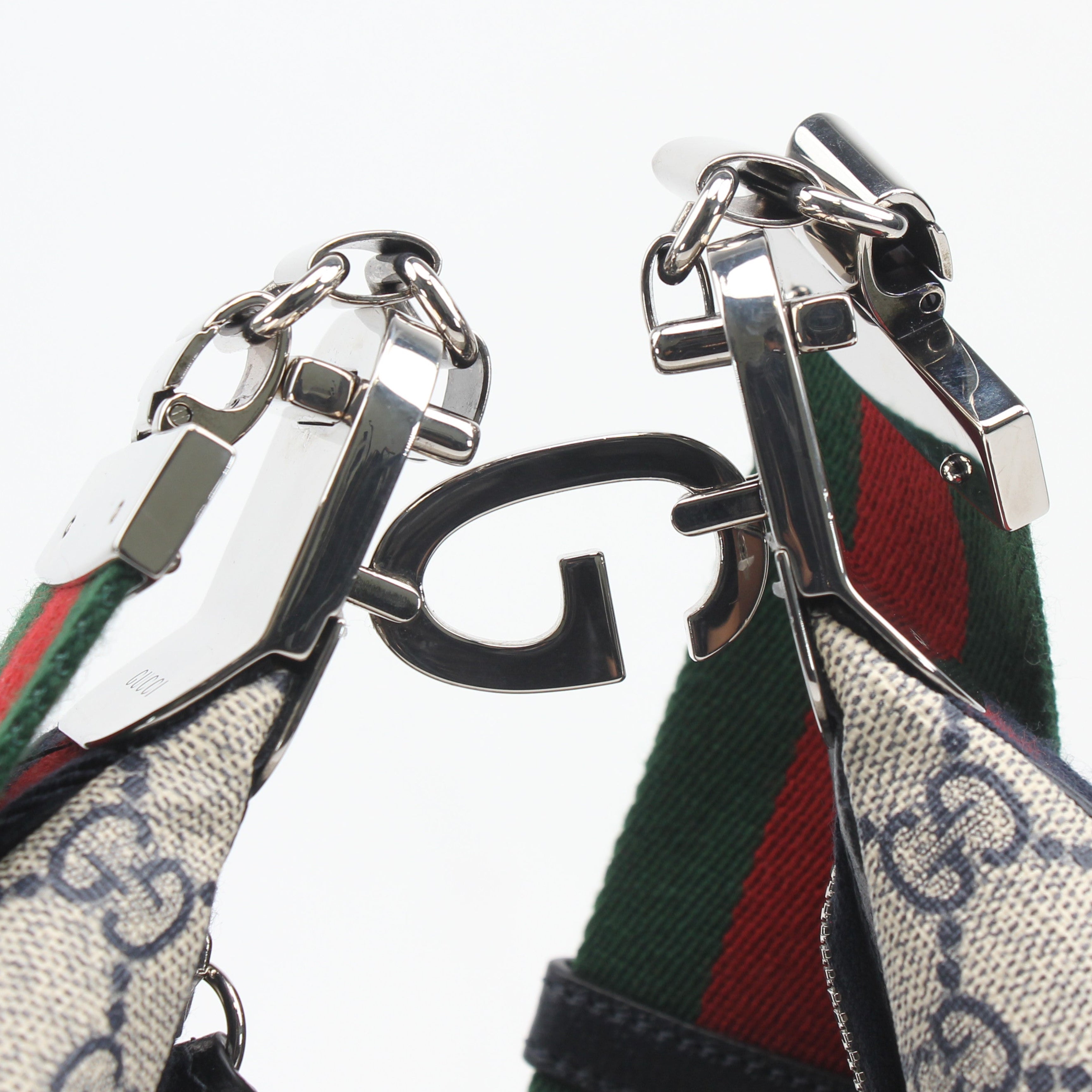 Gucci GG Supreme Monogram Web Attache Shoulder Bag