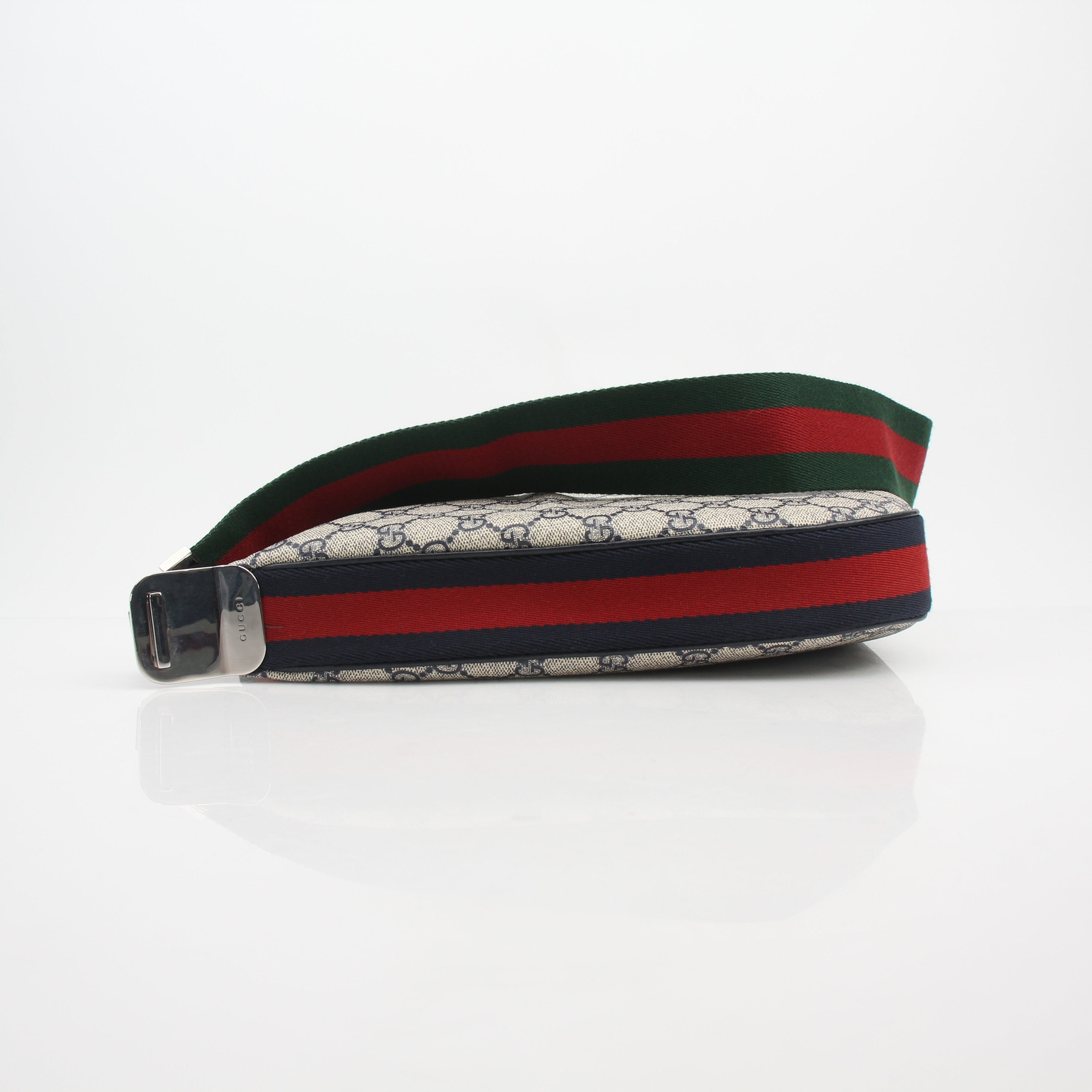 Gucci GG Supreme Monogram Web Attache Shoulder Bag