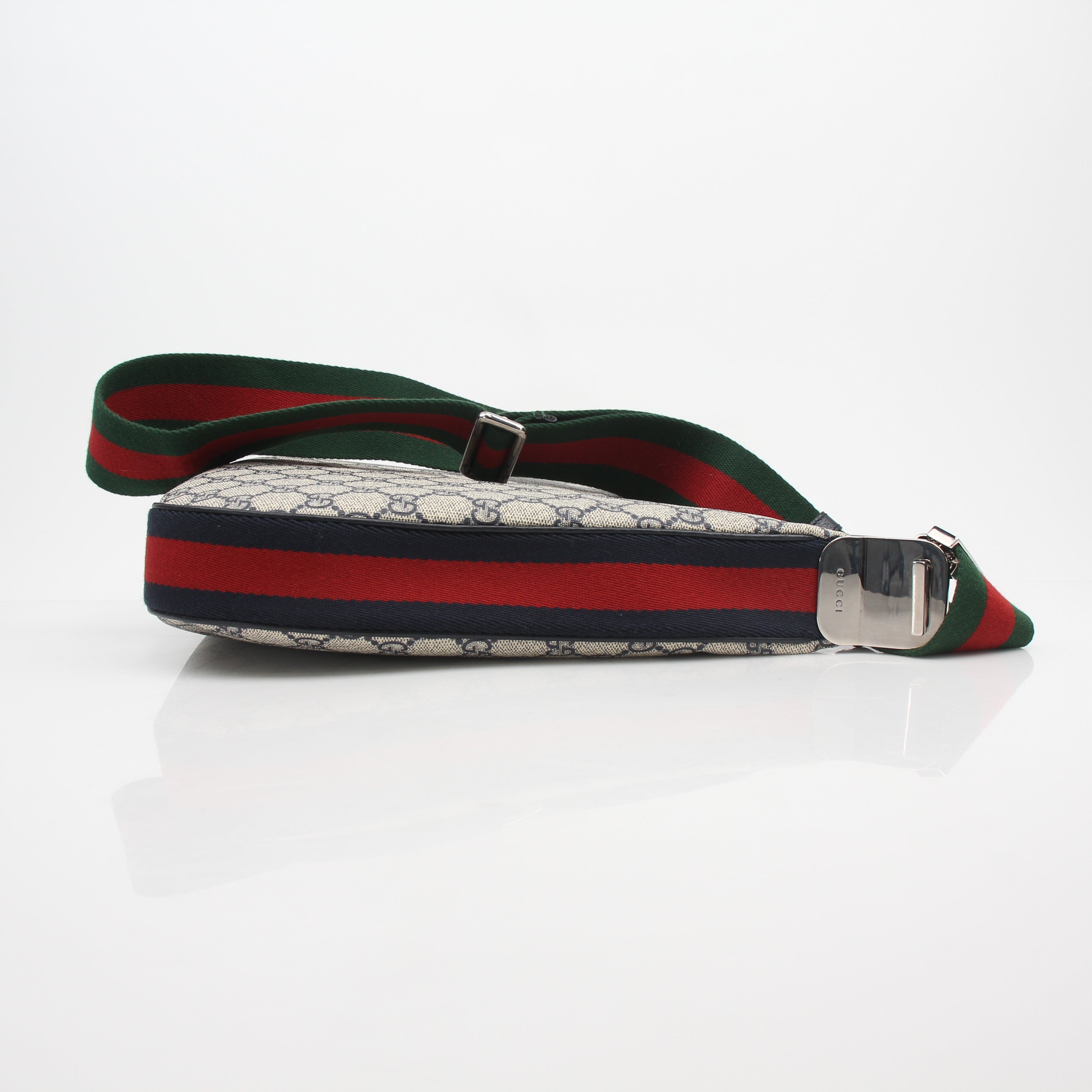 Gucci GG Supreme Monogram Web Attache Shoulder Bag