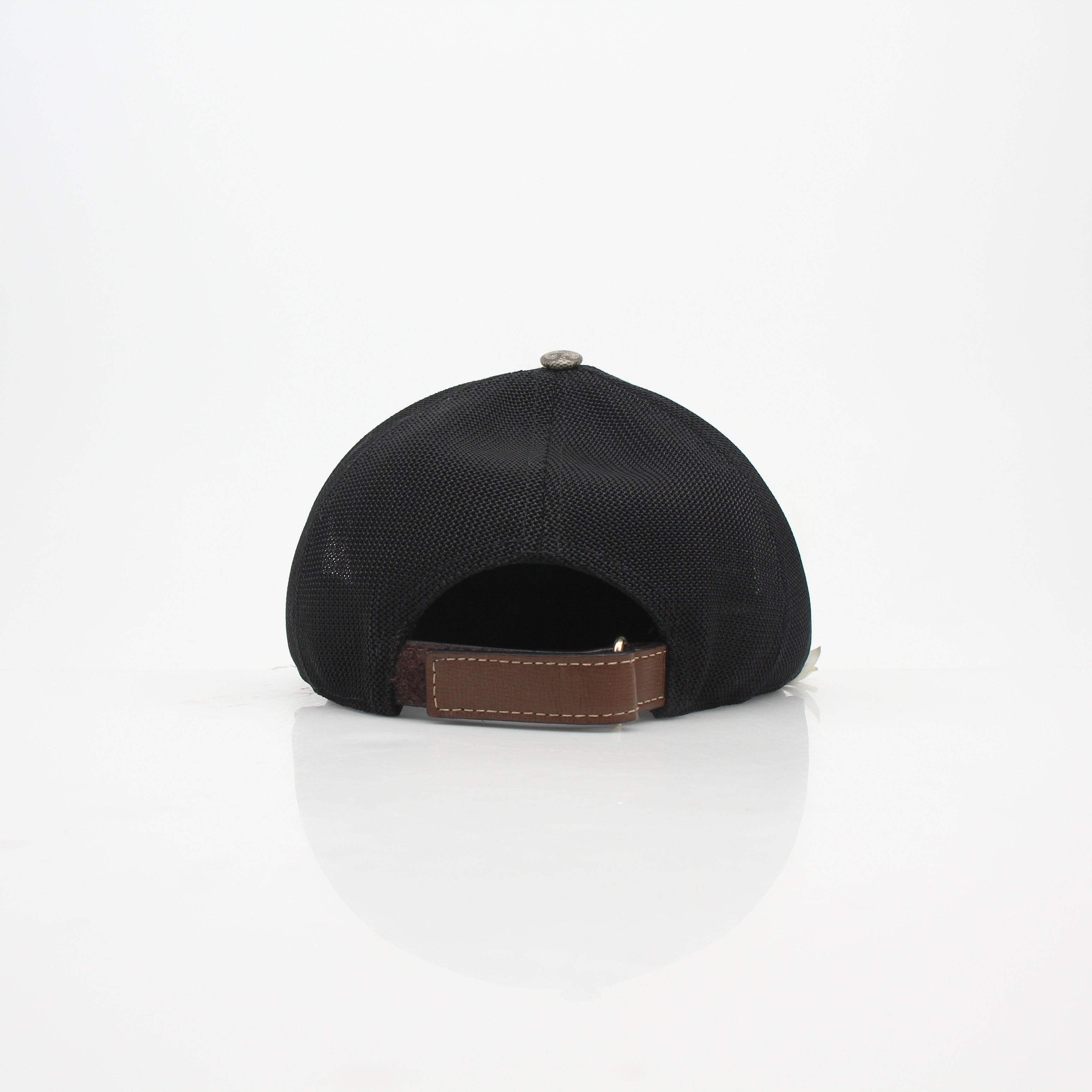 Gucci GG Supreme Monogram FAKE/NOT Baseball Hat