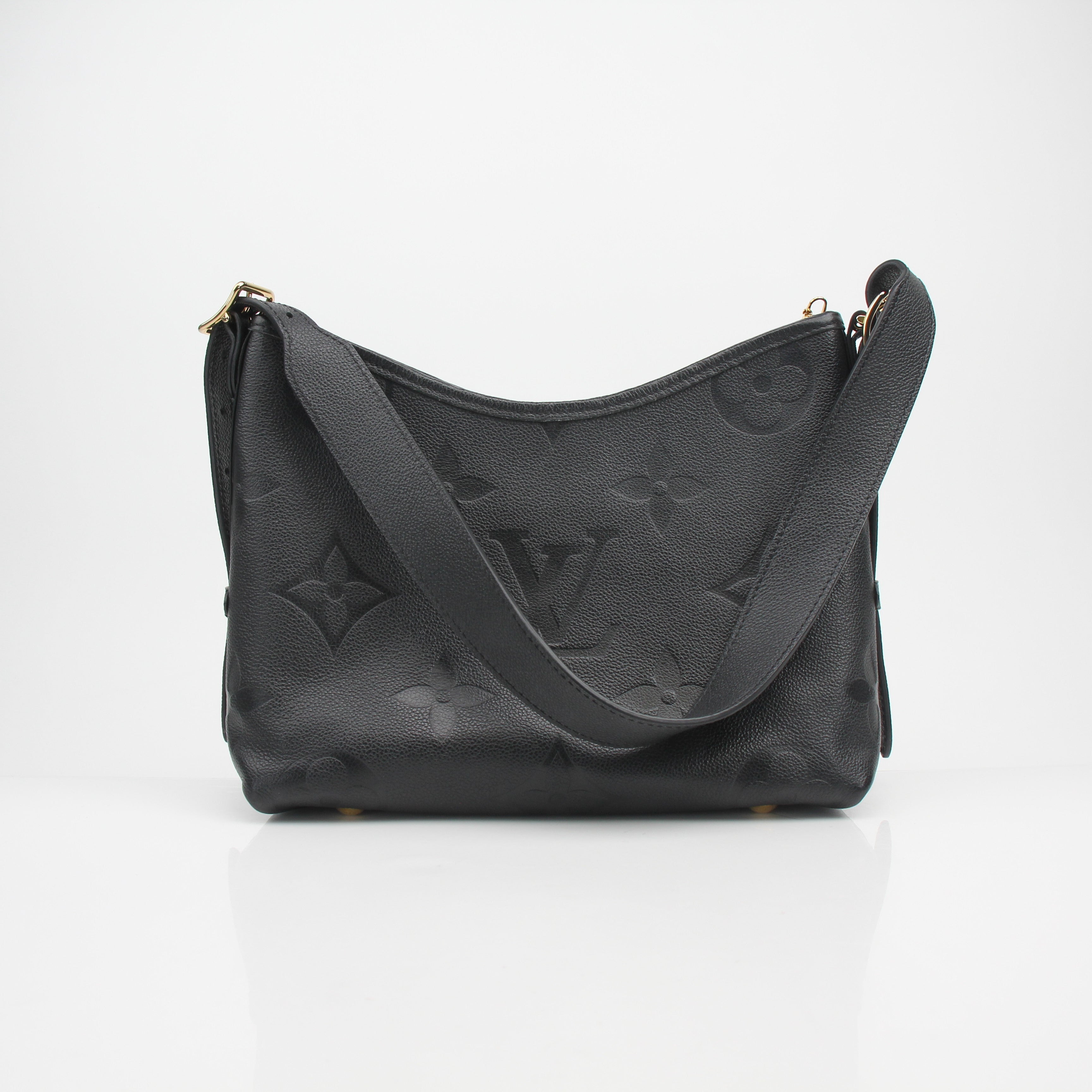 Louis Vuitton Black CarryAll PM Shoulder Bag