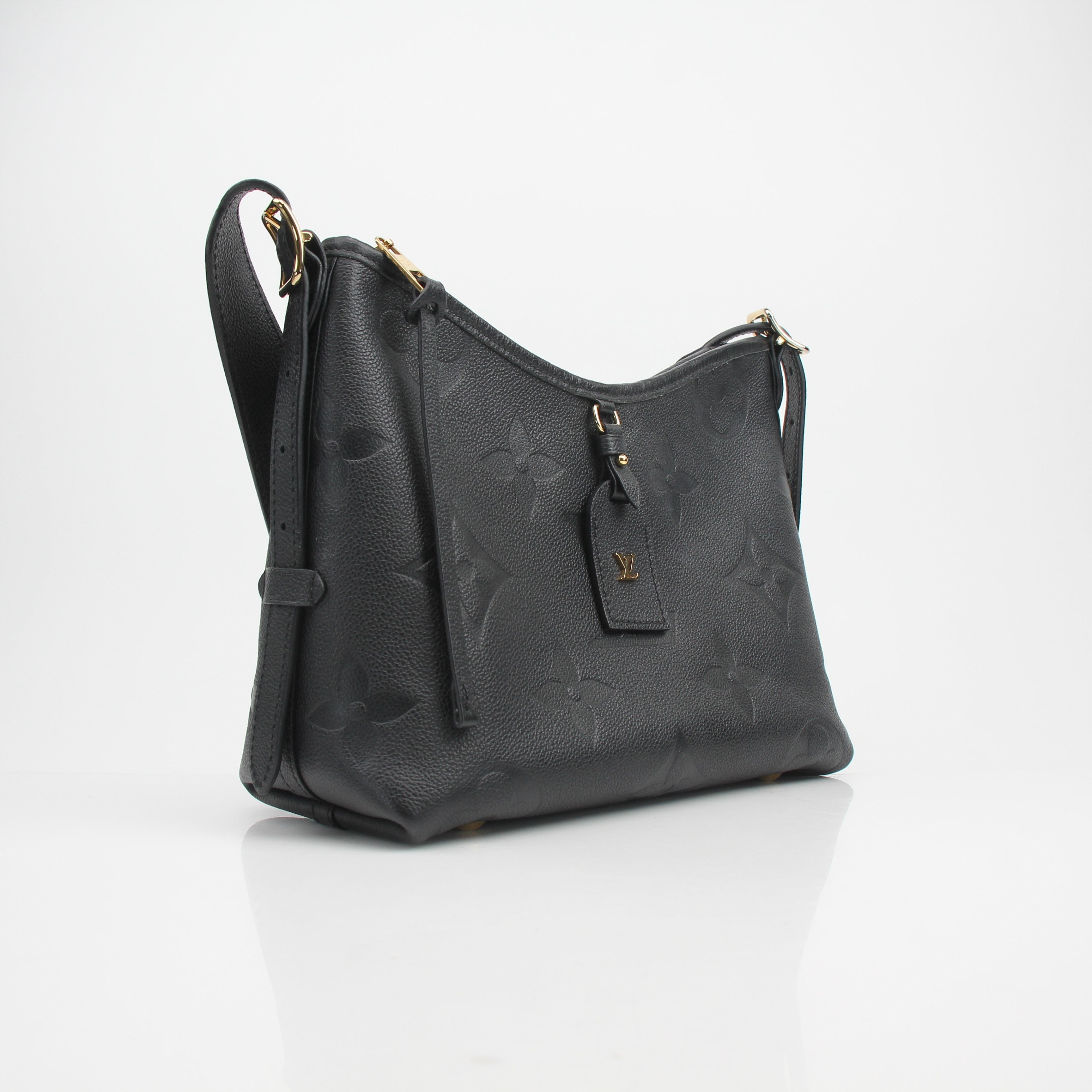 Louis Vuitton Black CarryAll PM Shoulder Bag
